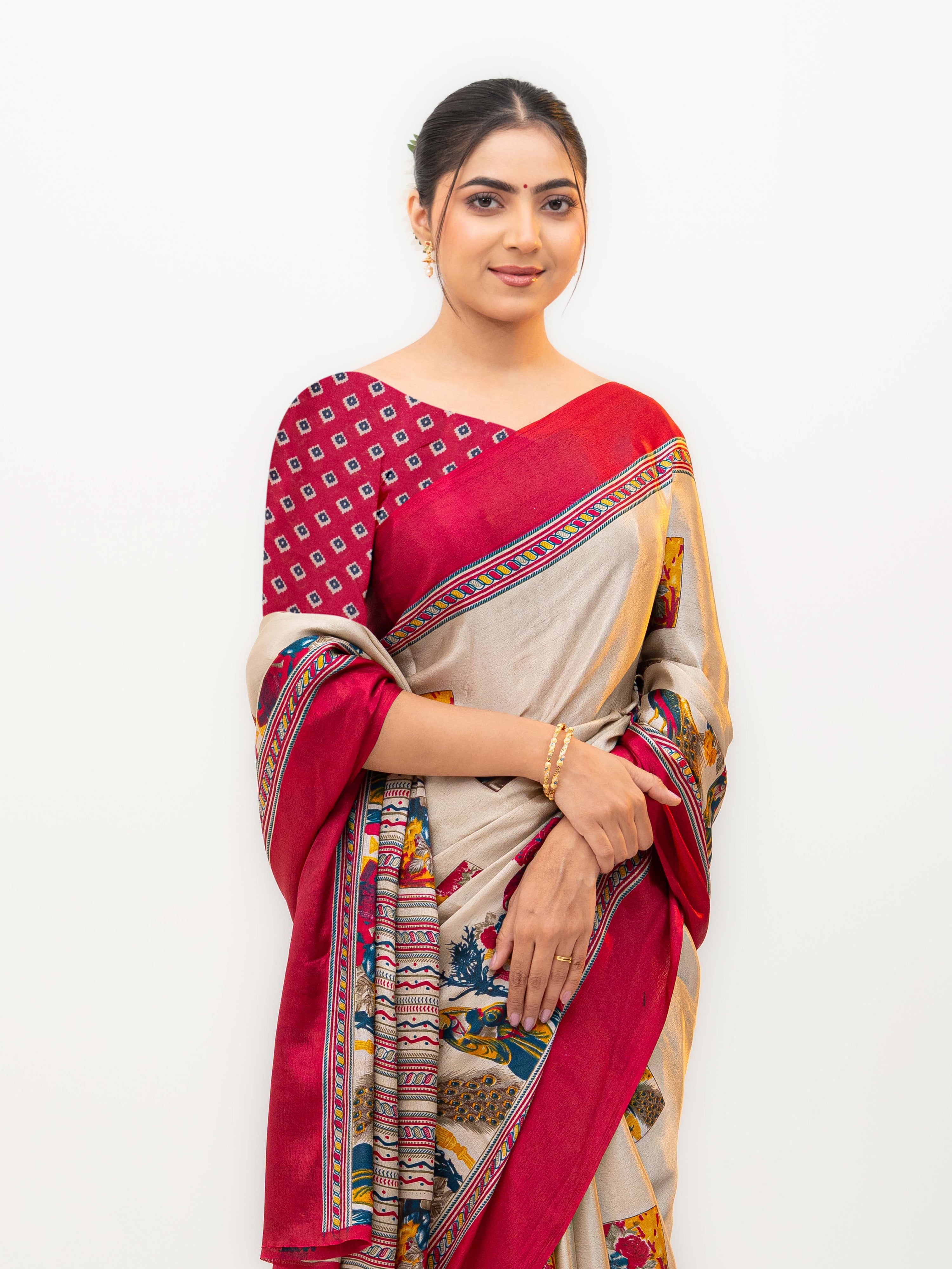 Pink Turkey Silk Saree
