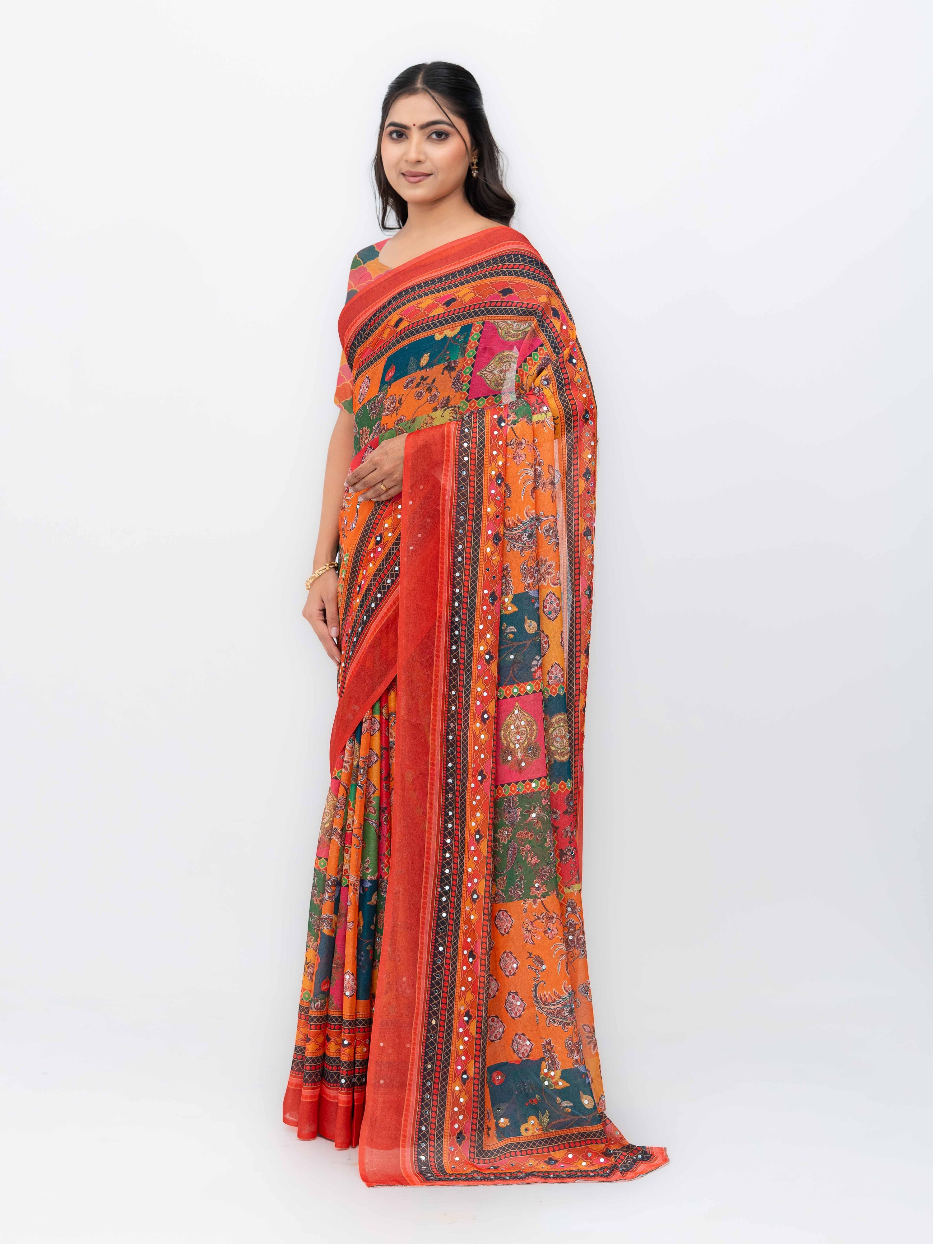 Red Soft Silk Saree