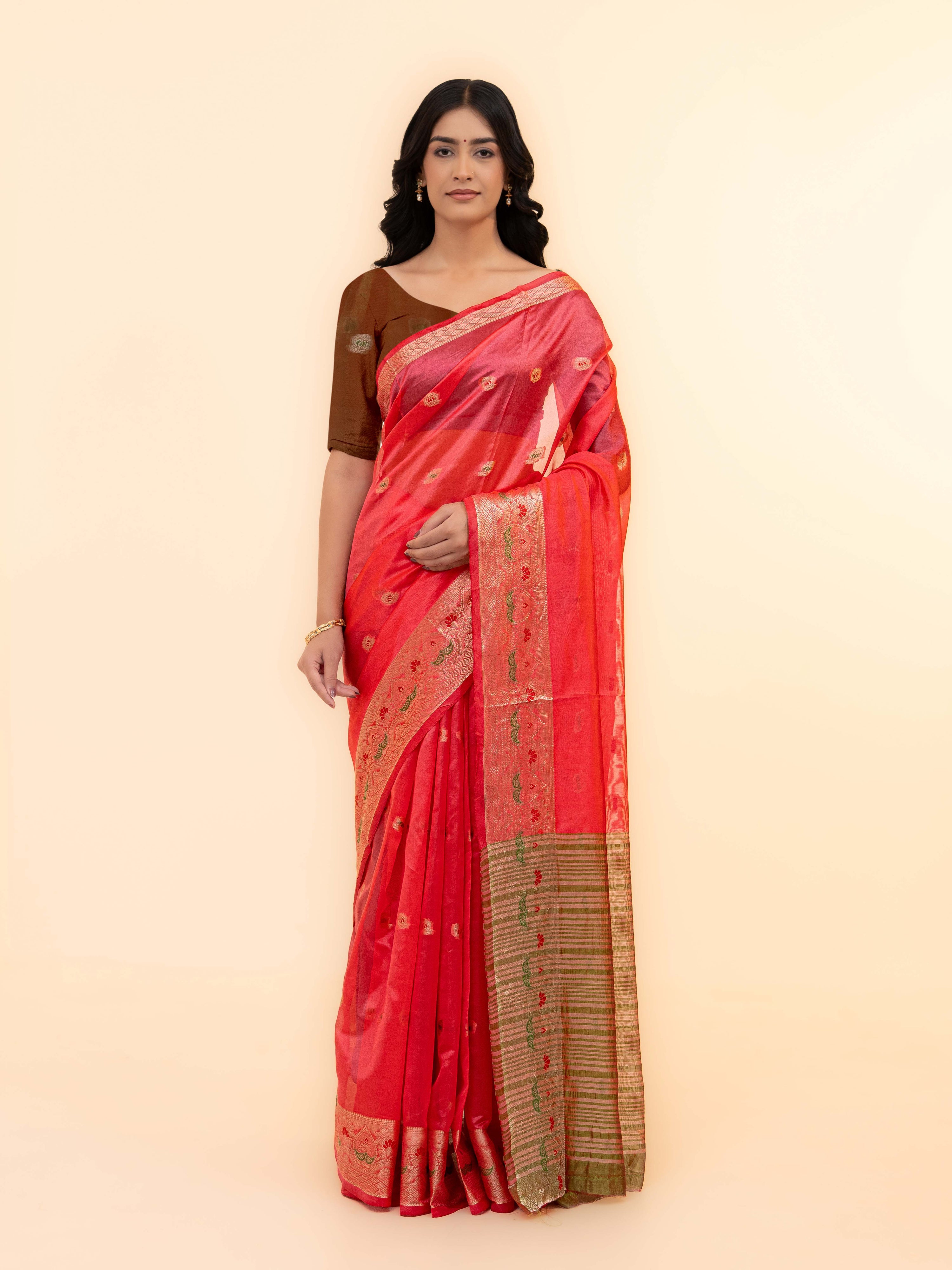 Pink Soft Silk Saree