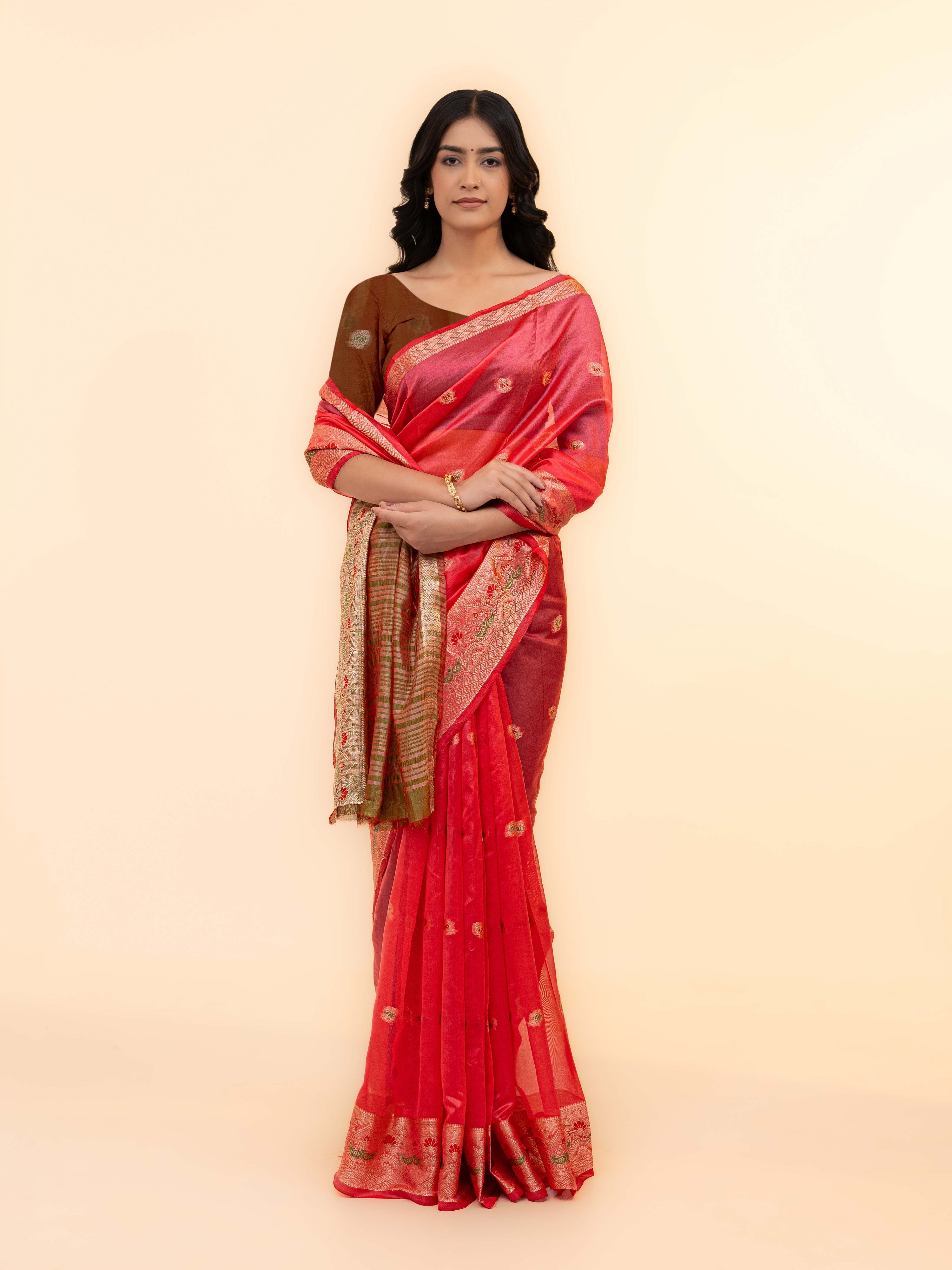 Pink Soft Silk Saree