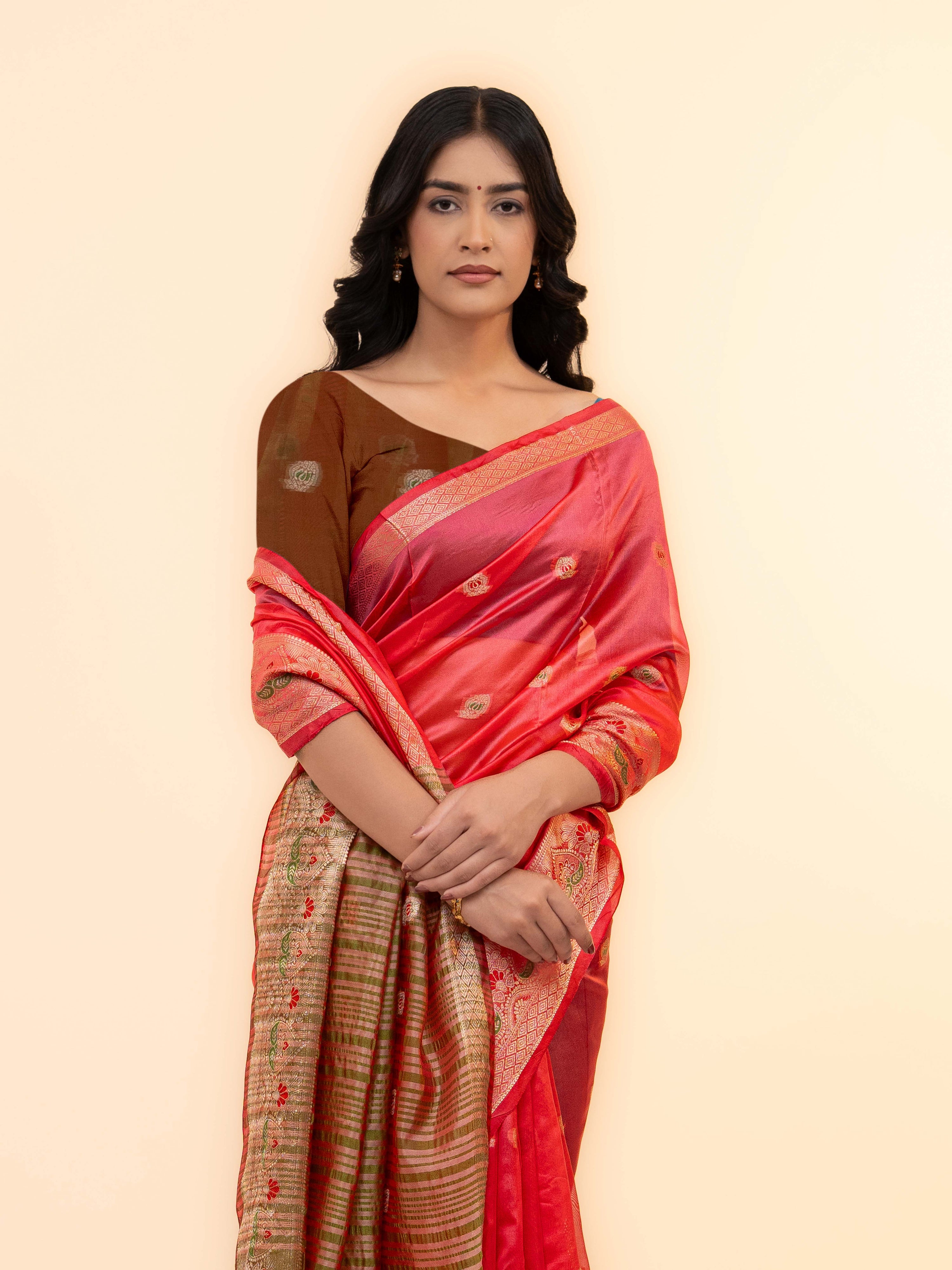 Pink Soft Silk Saree