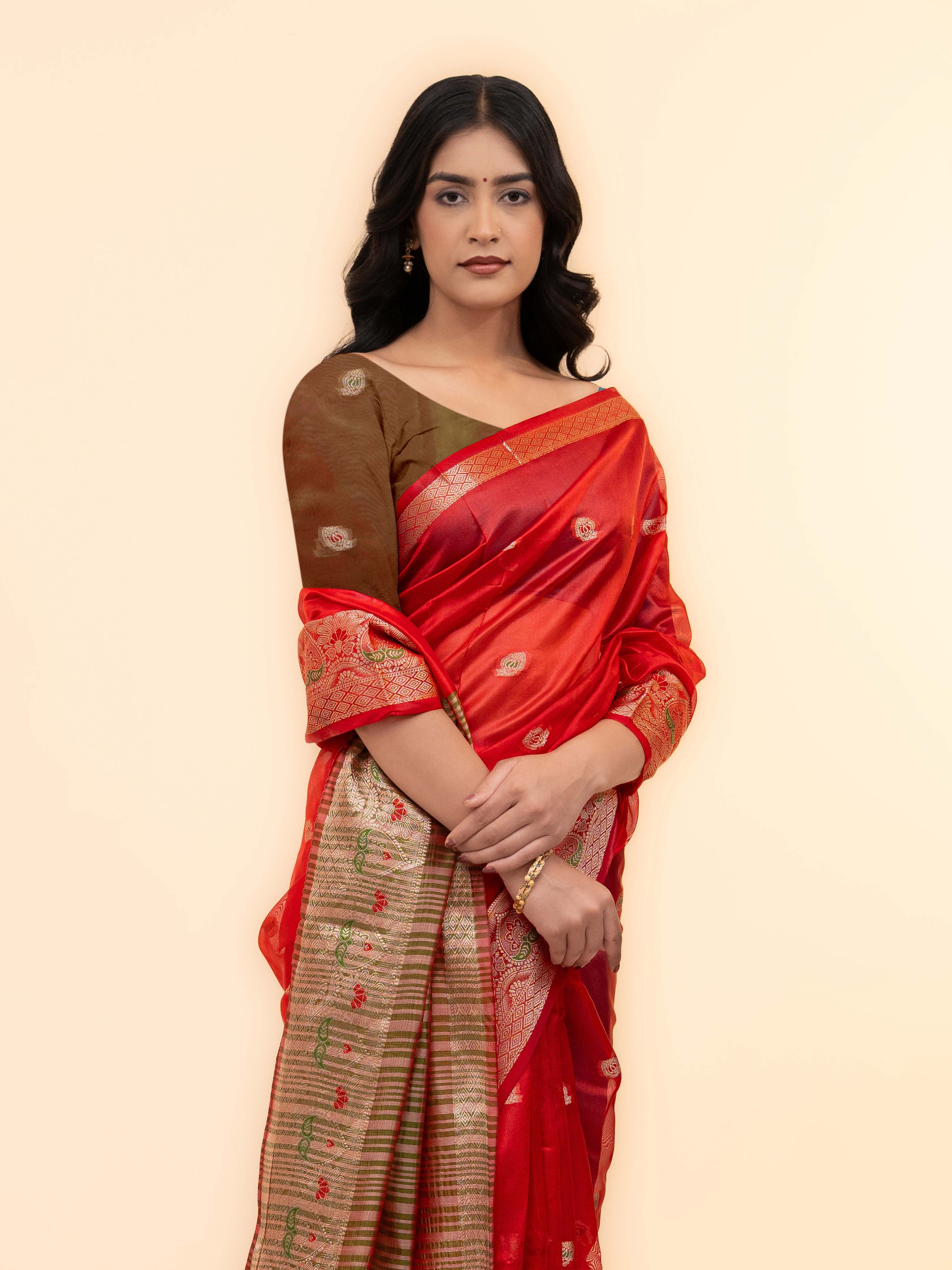 Red Soft Silk Saree