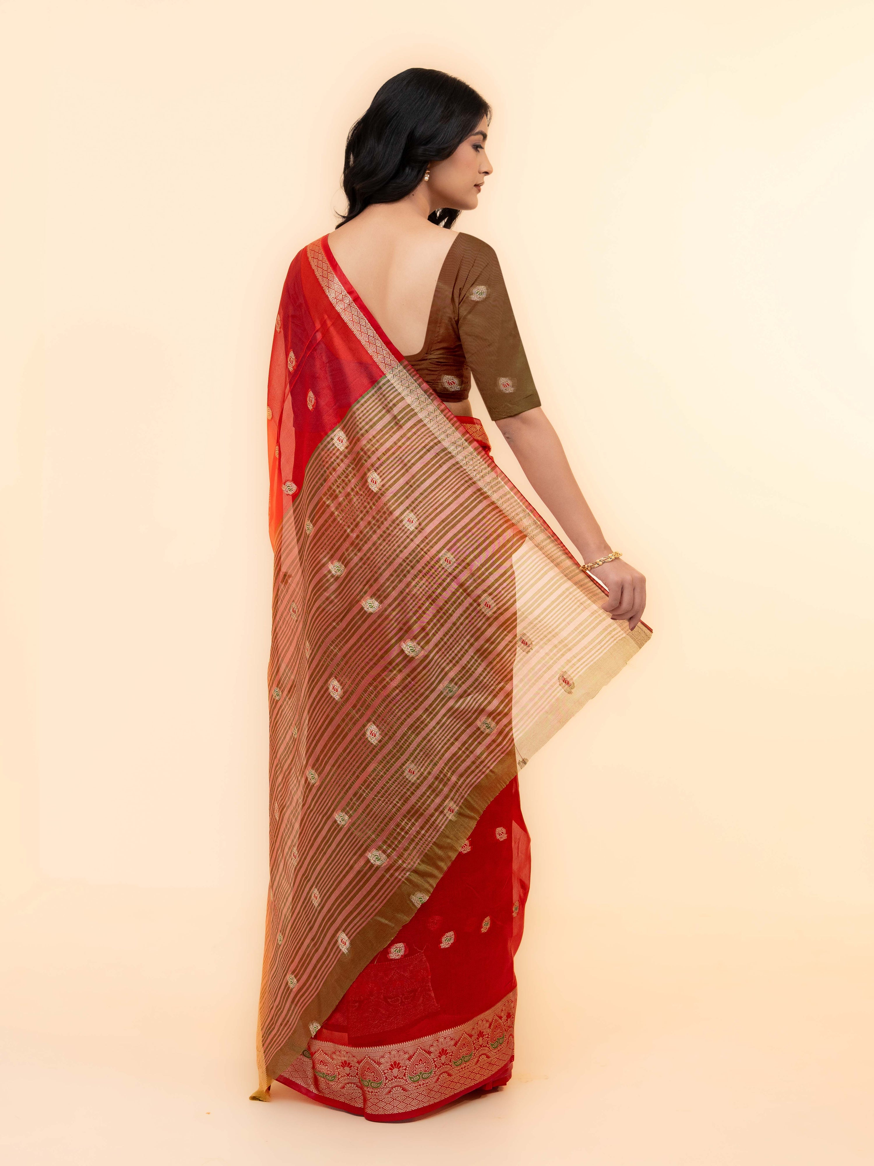 Red Soft Silk Saree