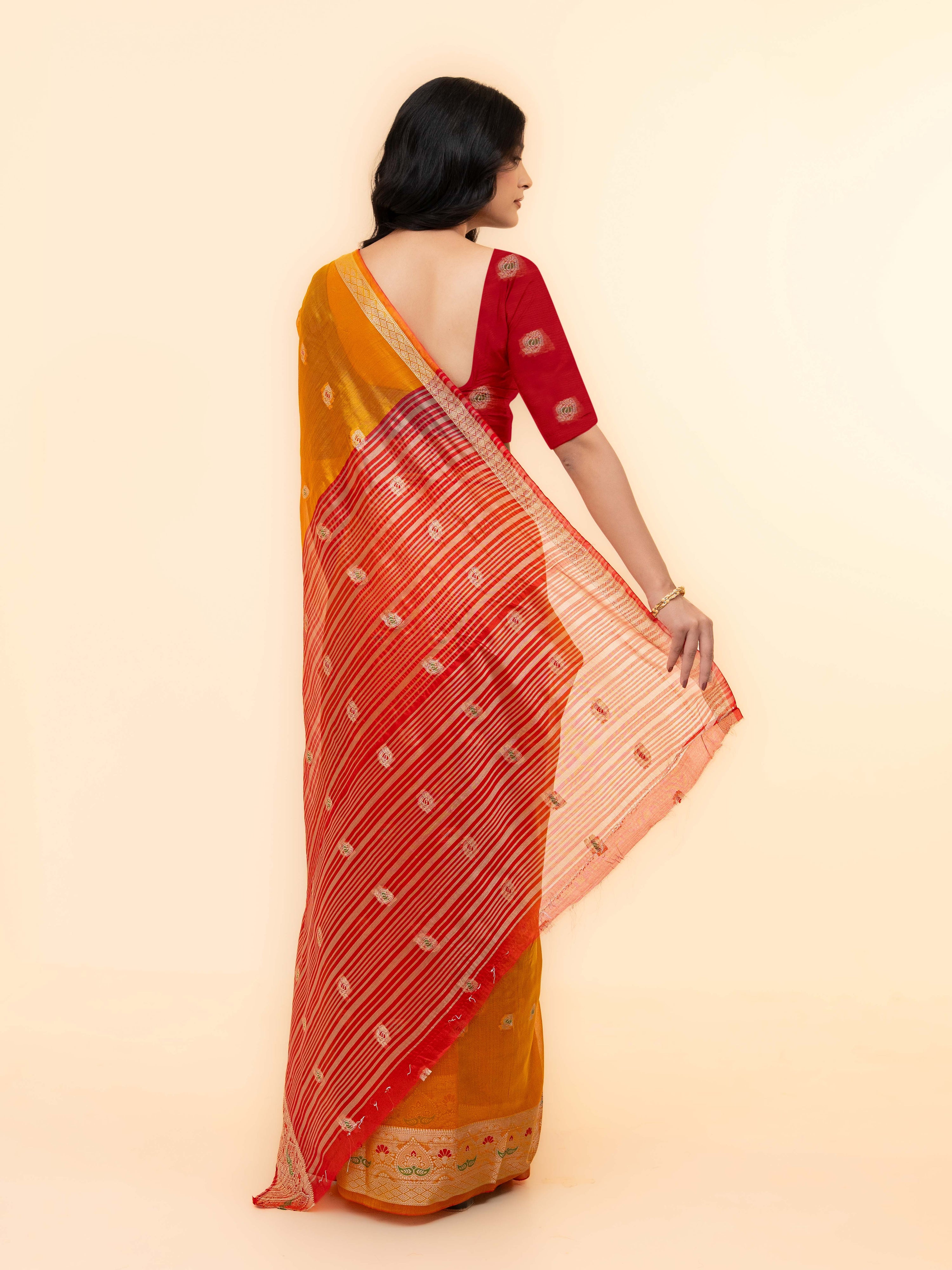 Yellow Soft Silk Saree