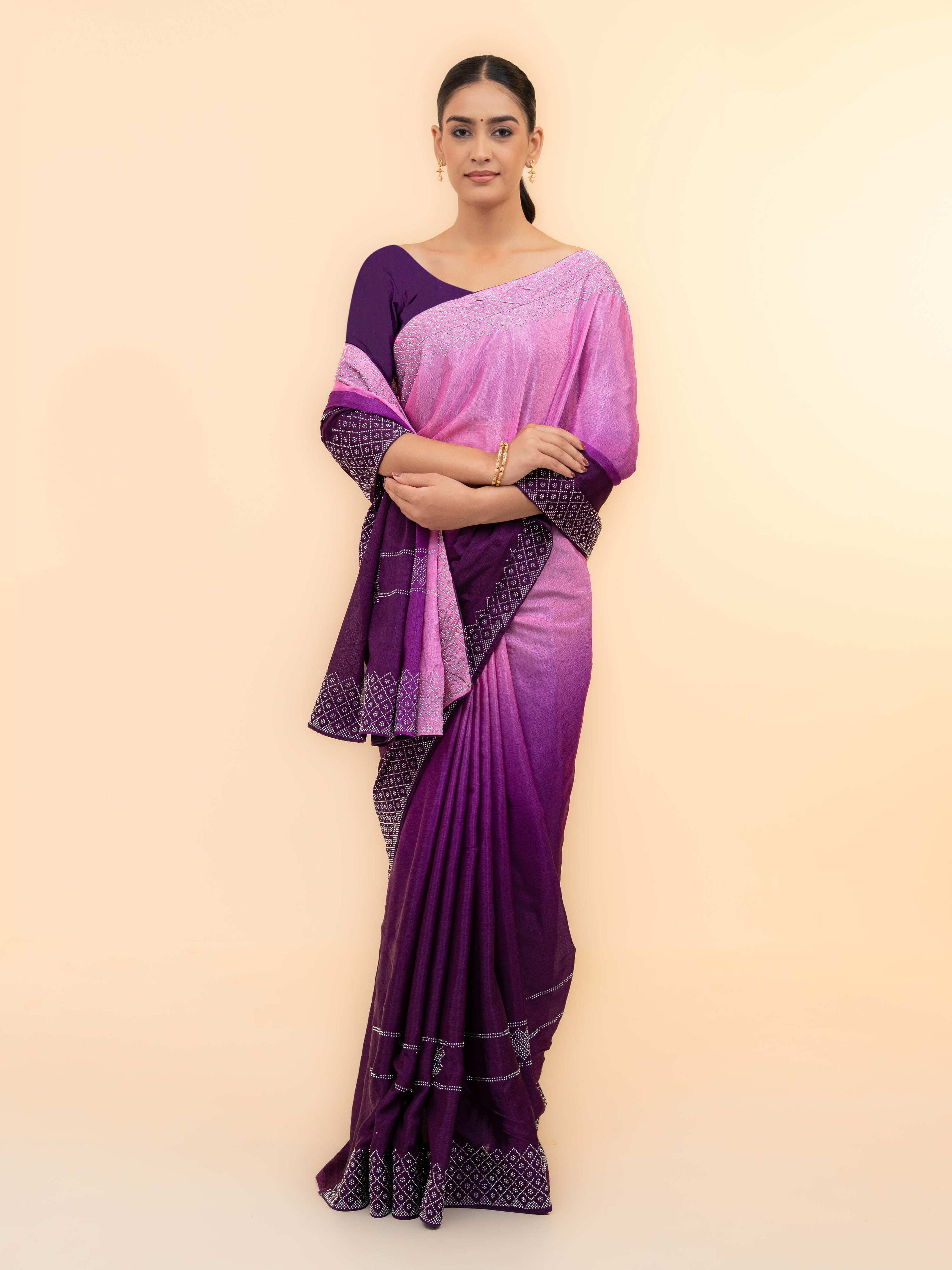 Purple Soft Silk Saree