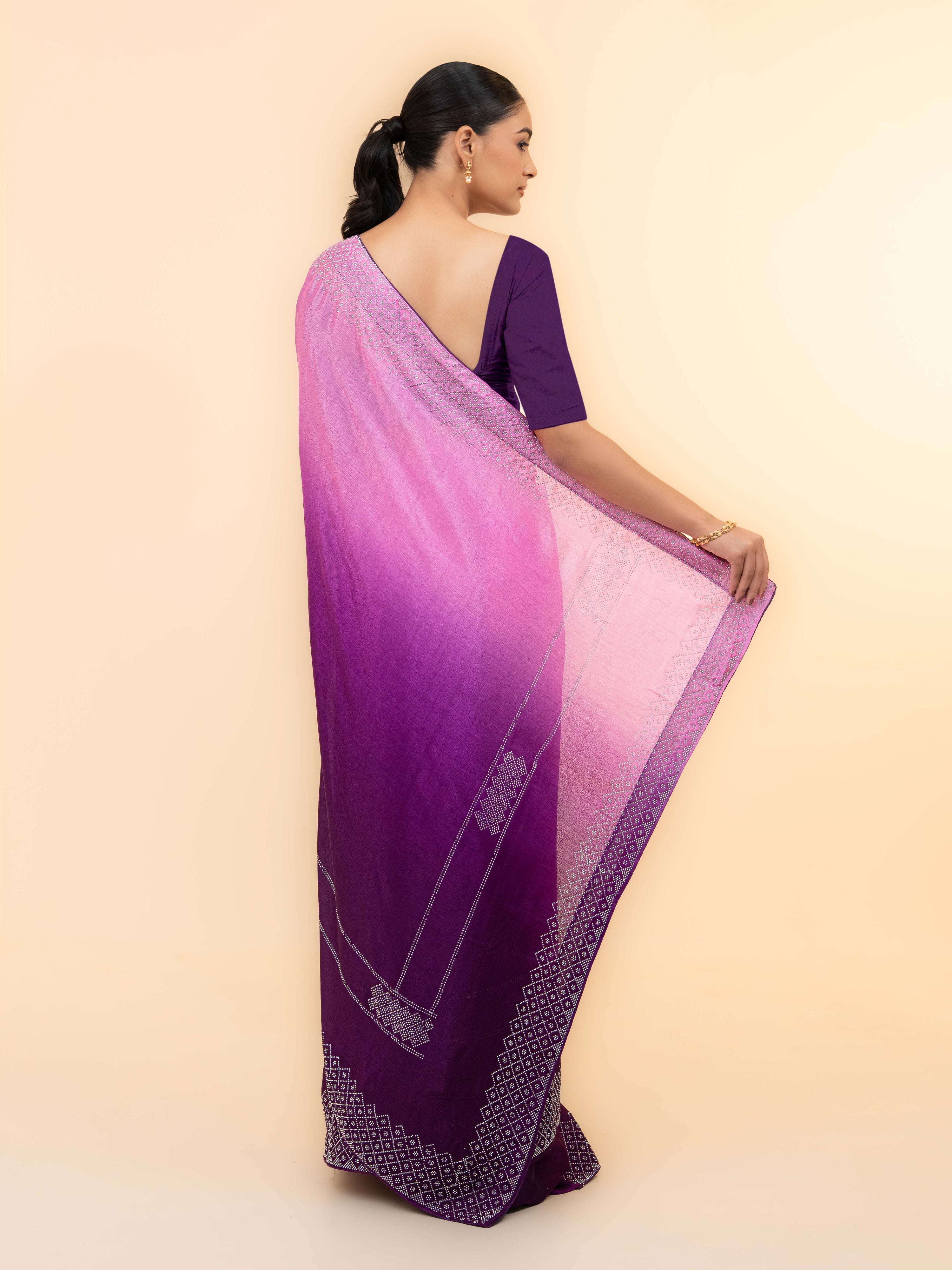 Purple Soft Silk Saree