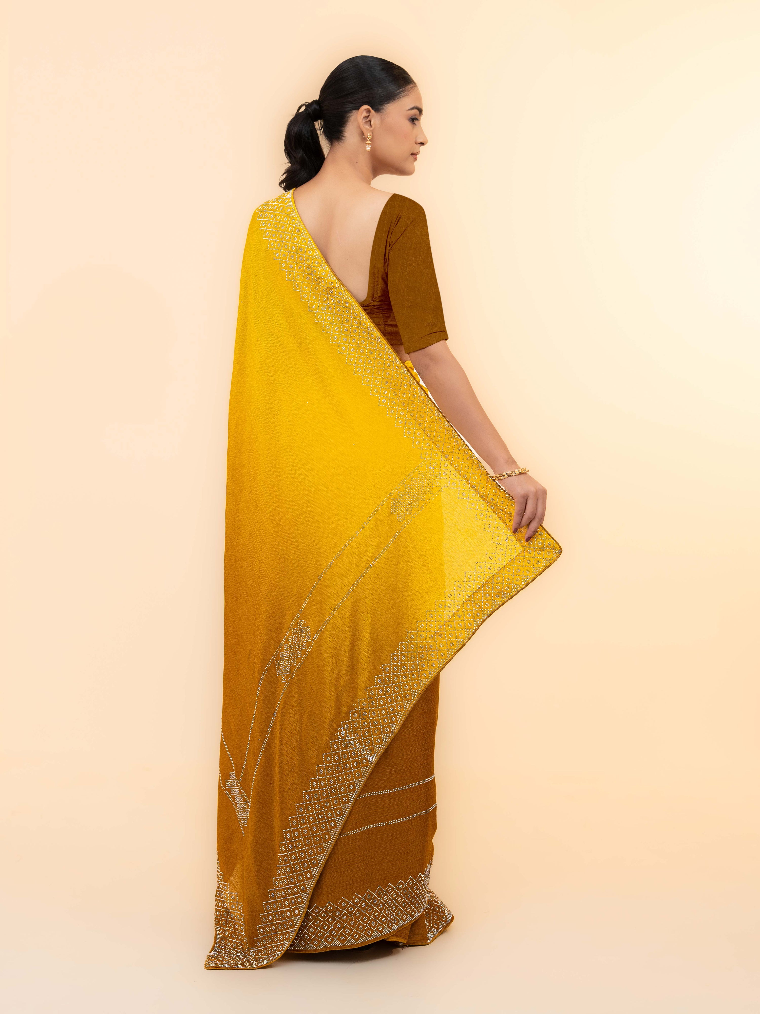 Yellow Soft Silk Saree