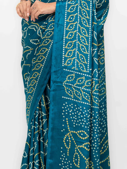 Blue Art Silk Saree