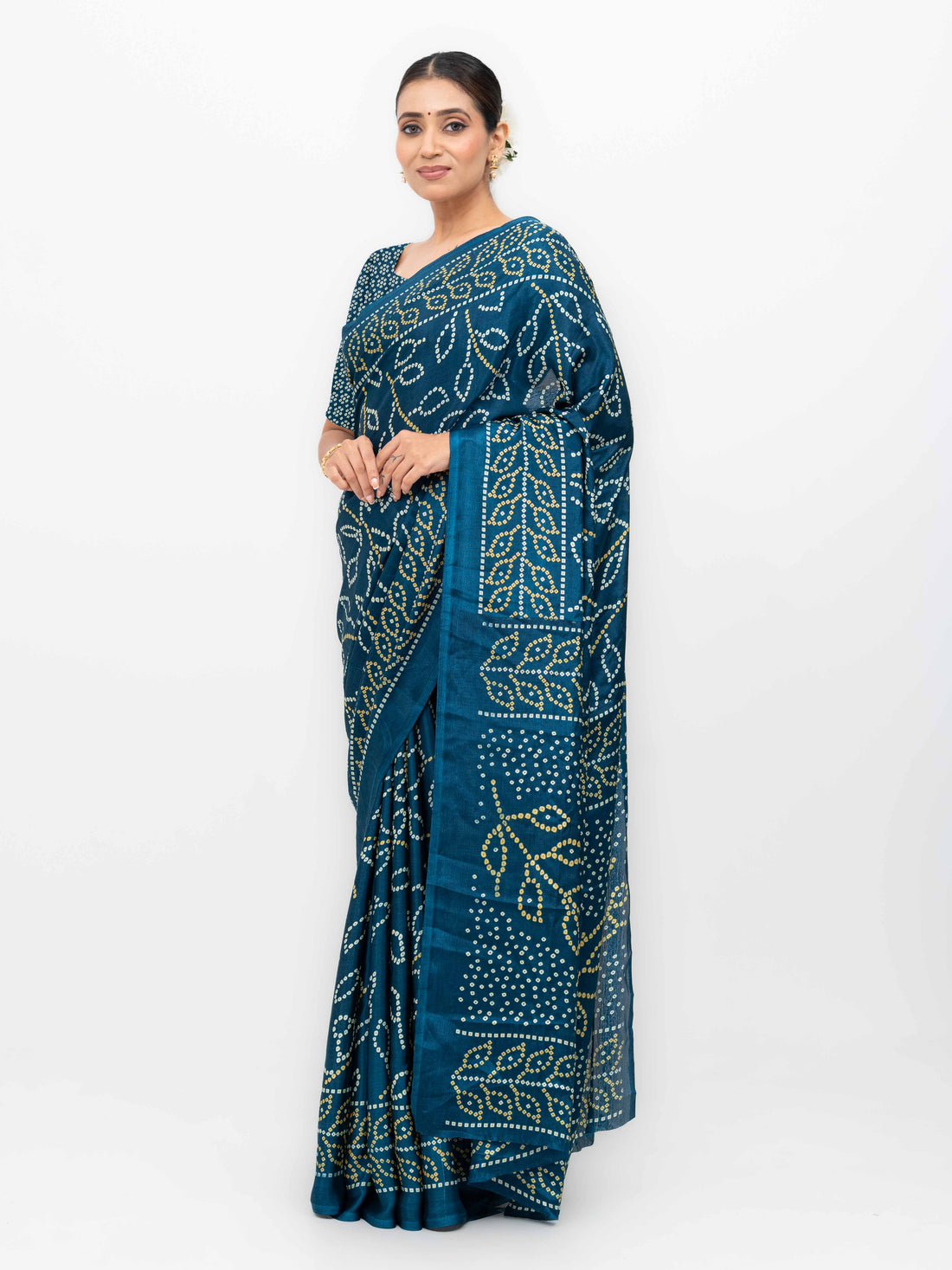 Navy Blue  Art Silk Saree