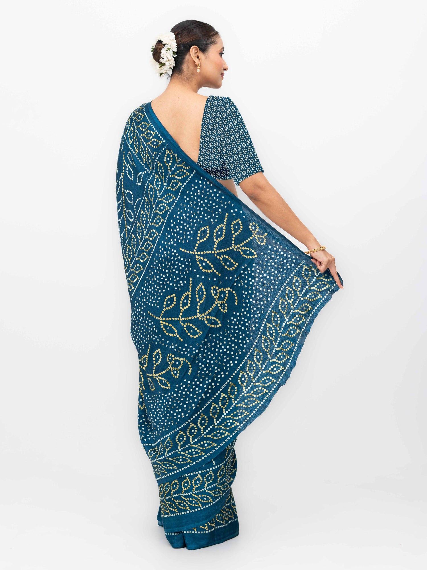 Navy Blue  Art Silk Saree