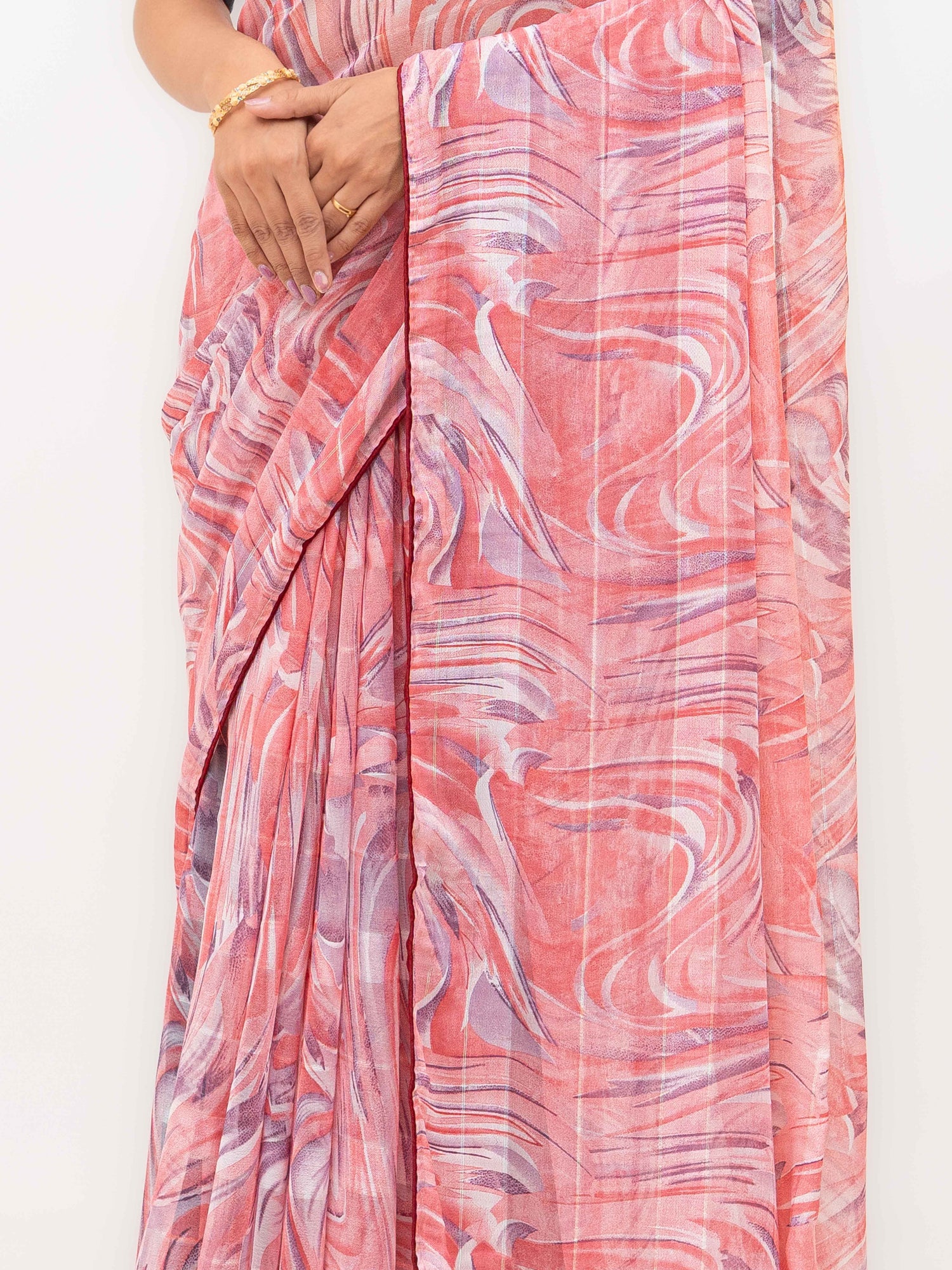 Pink Weightless Saree