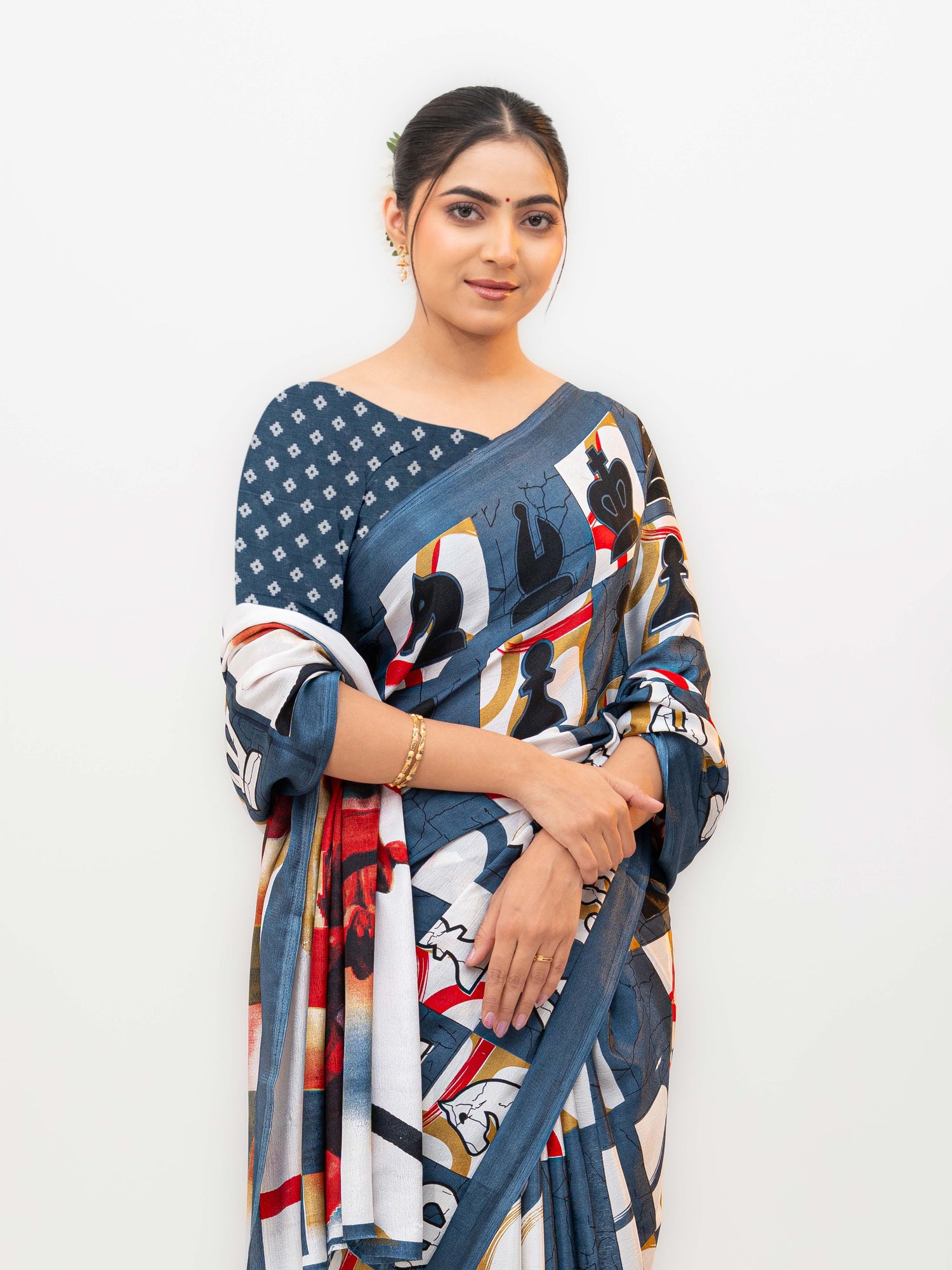 Blue Turkey Silk Saree