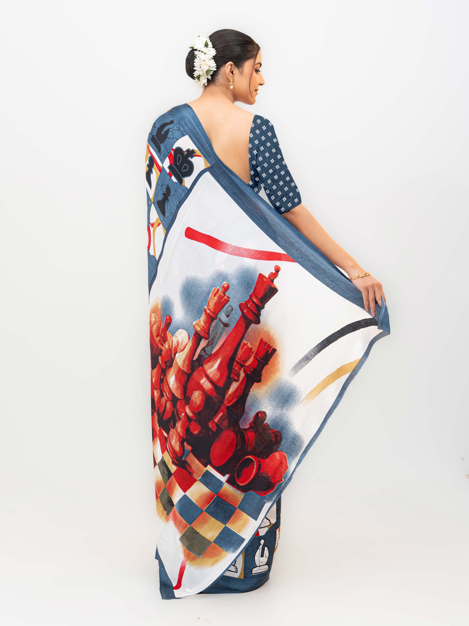 Blue Turkey Silk Saree