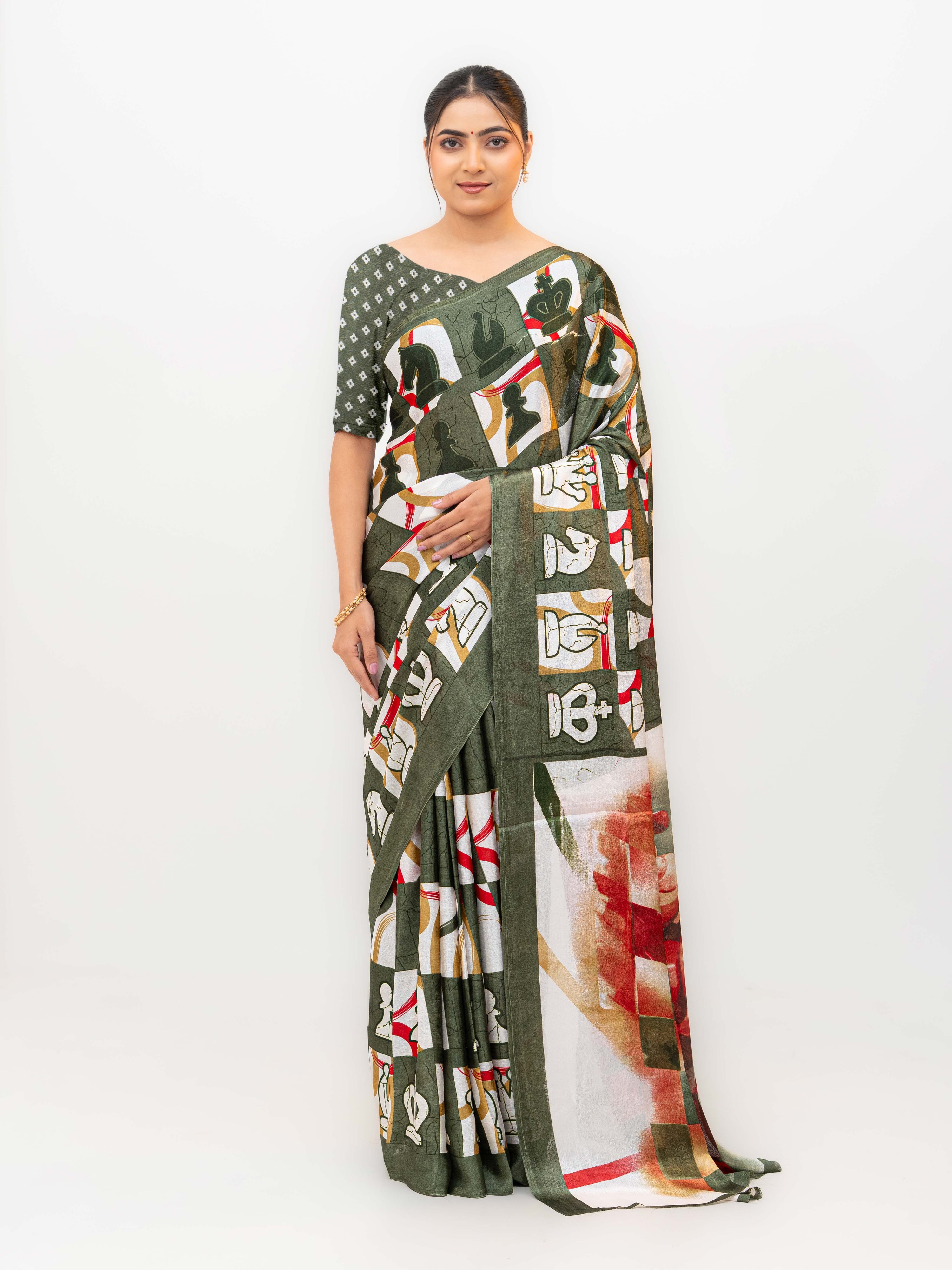 Green Turkey Silk Saree