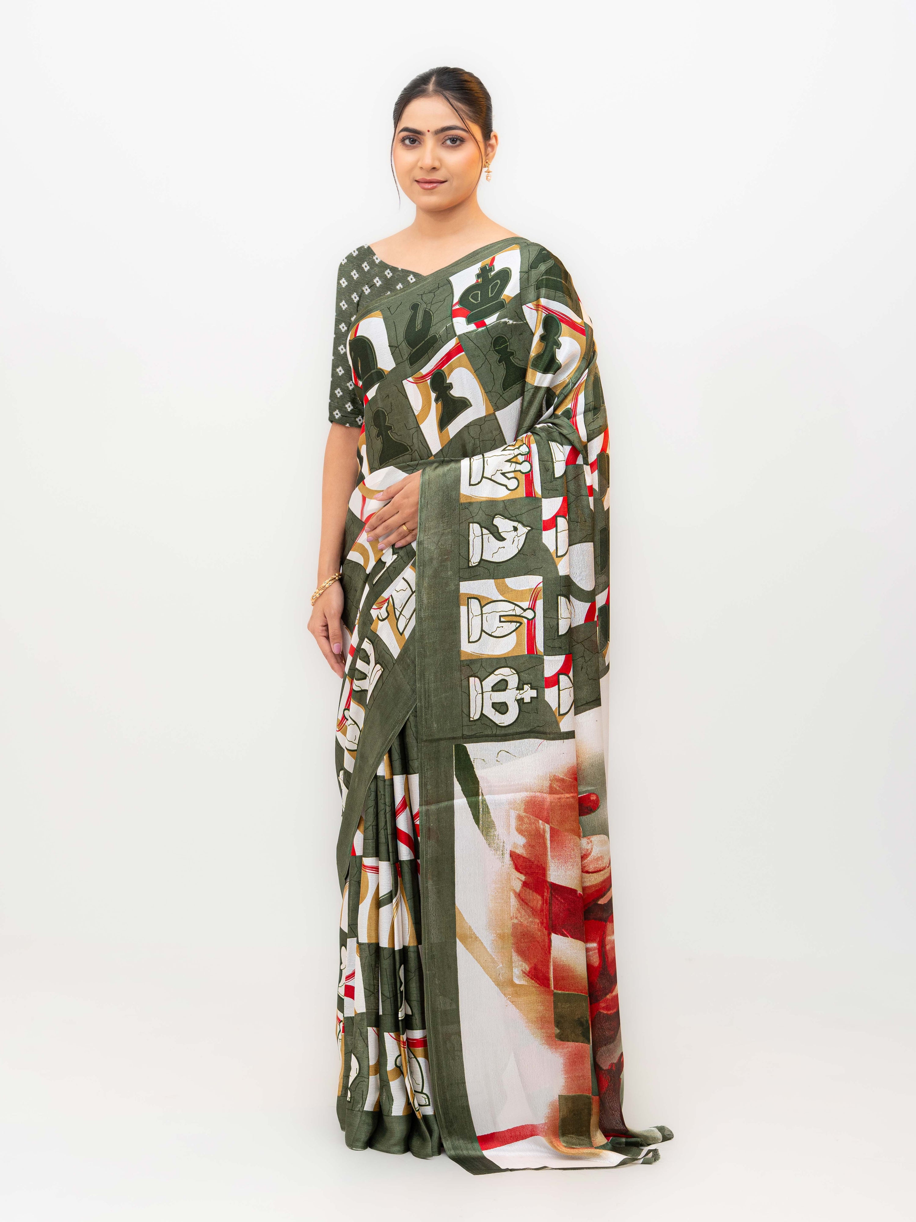 Green Turkey Silk Saree