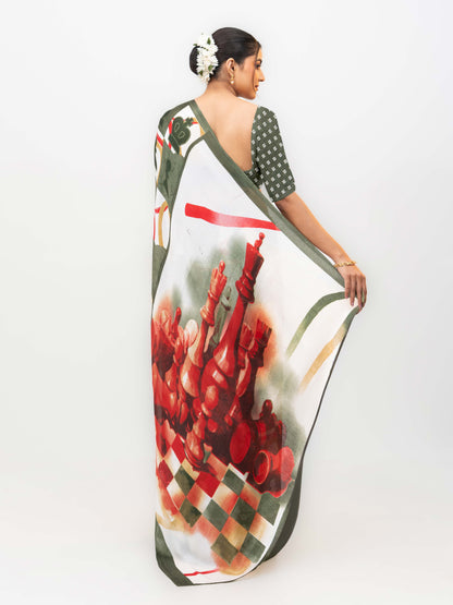 Green Turkey Silk Saree
