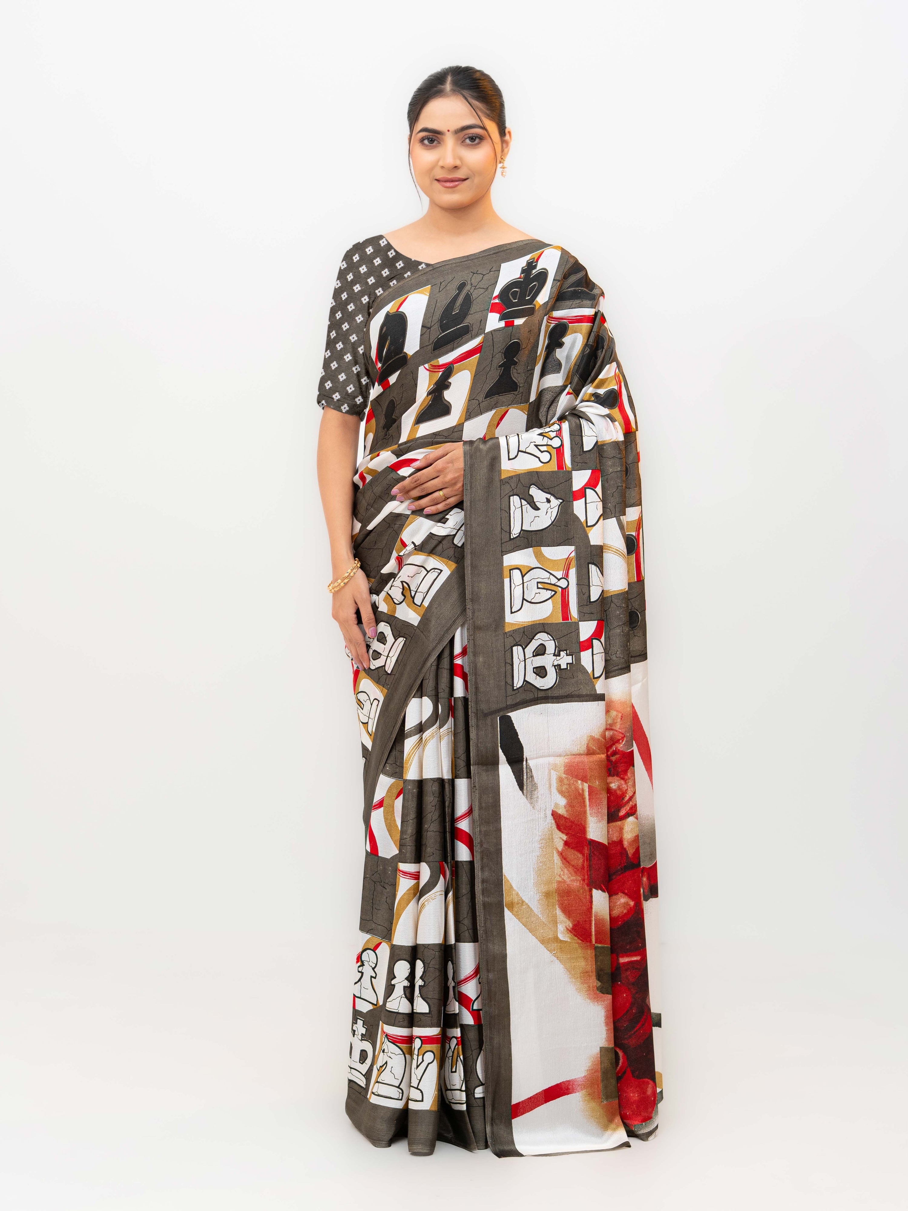 Olive Green Turkey Silk Saree
