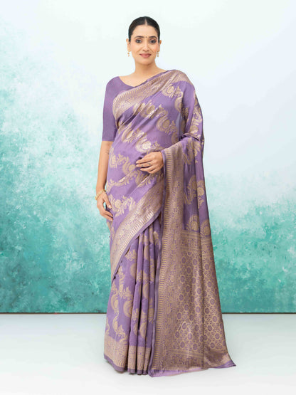 Royal Purple Mysore Silk Saree