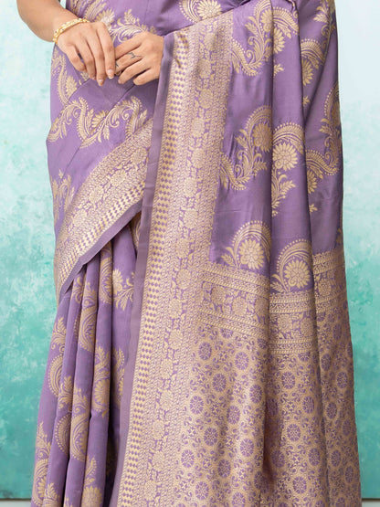 Royal Purple Mysore Silk Saree