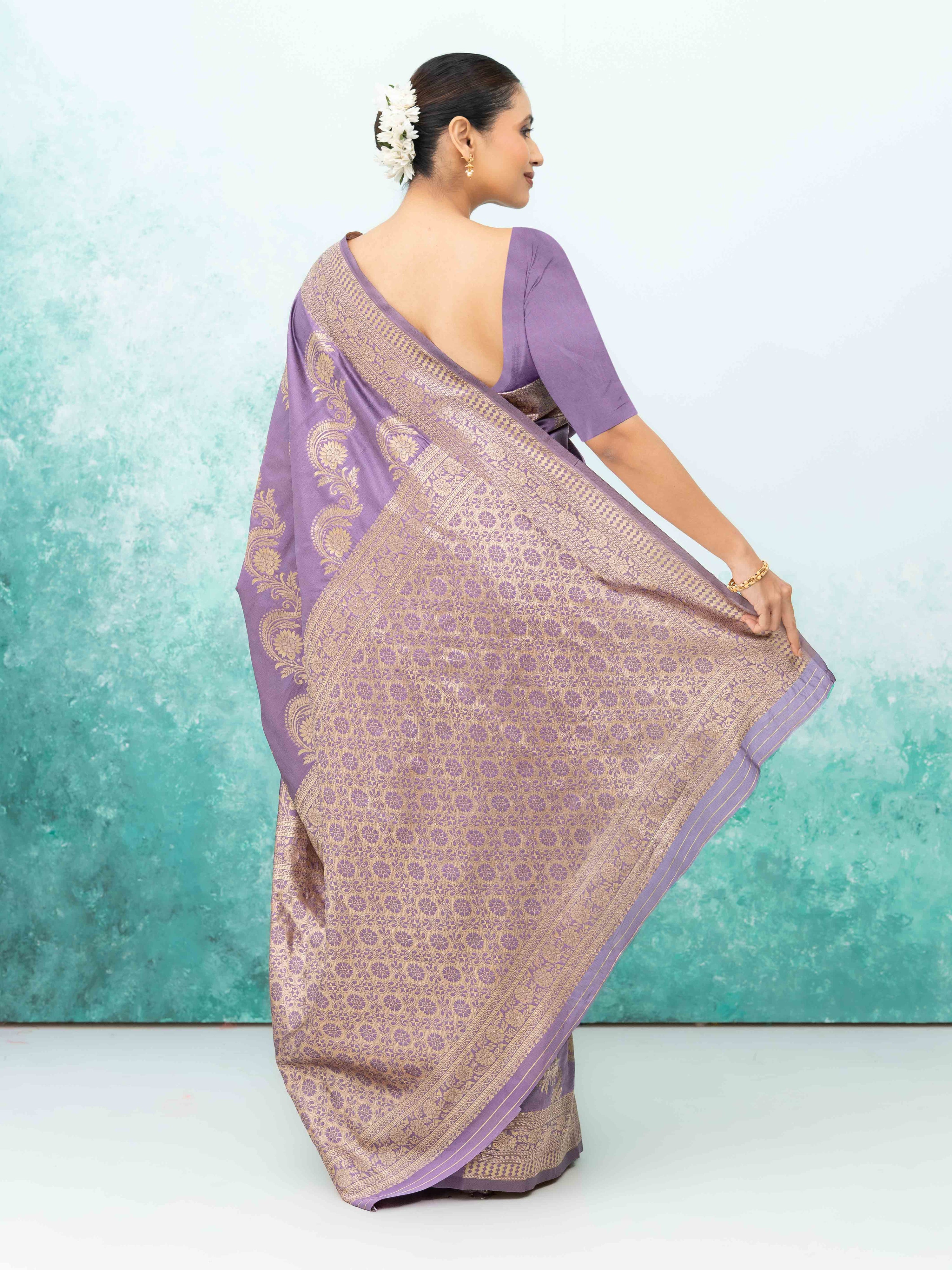 Royal Purple Mysore Silk Saree