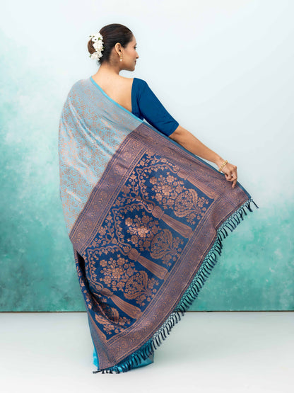 Firoji Poly Silk Saree