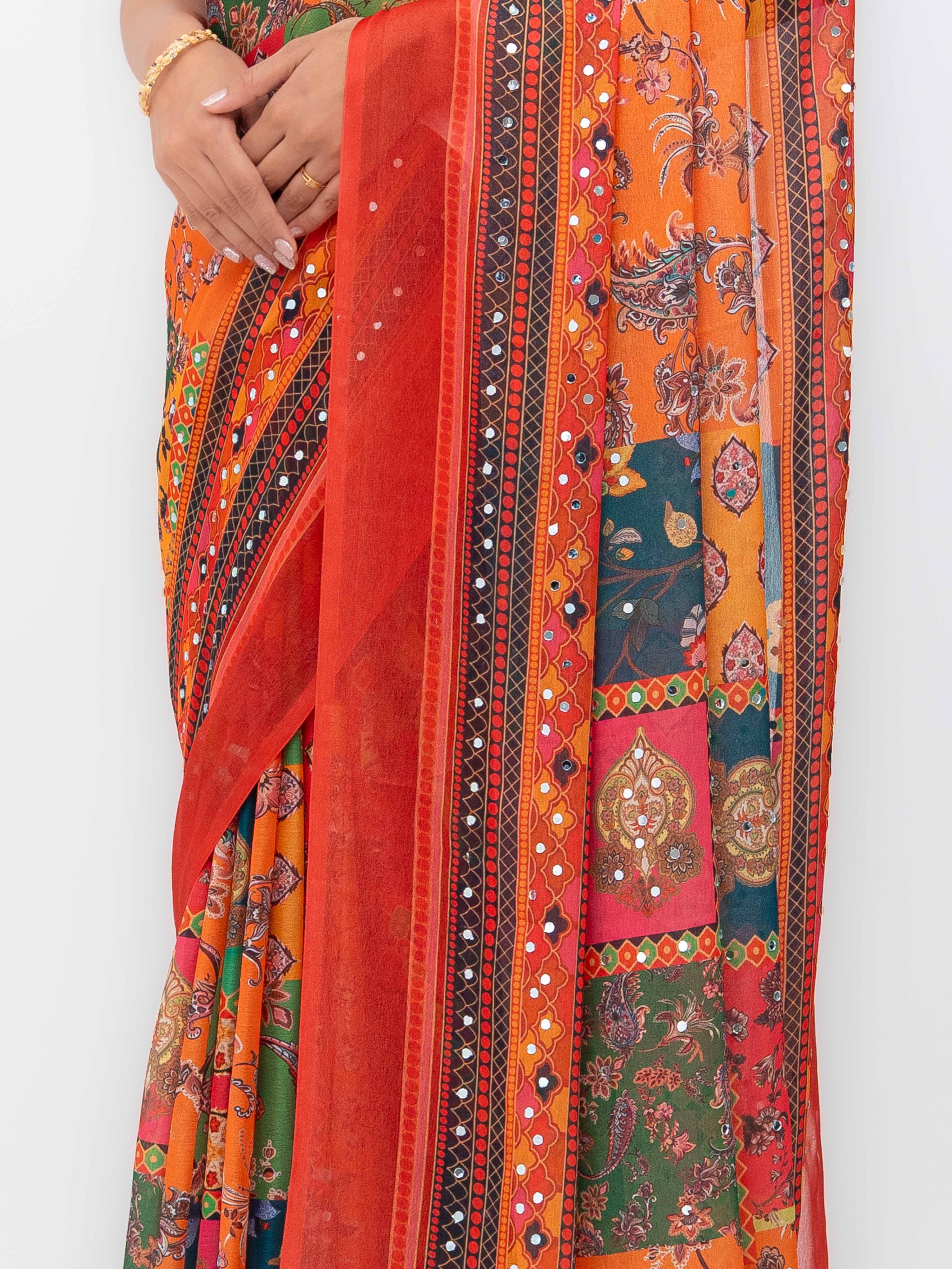 Red Soft Silk Saree