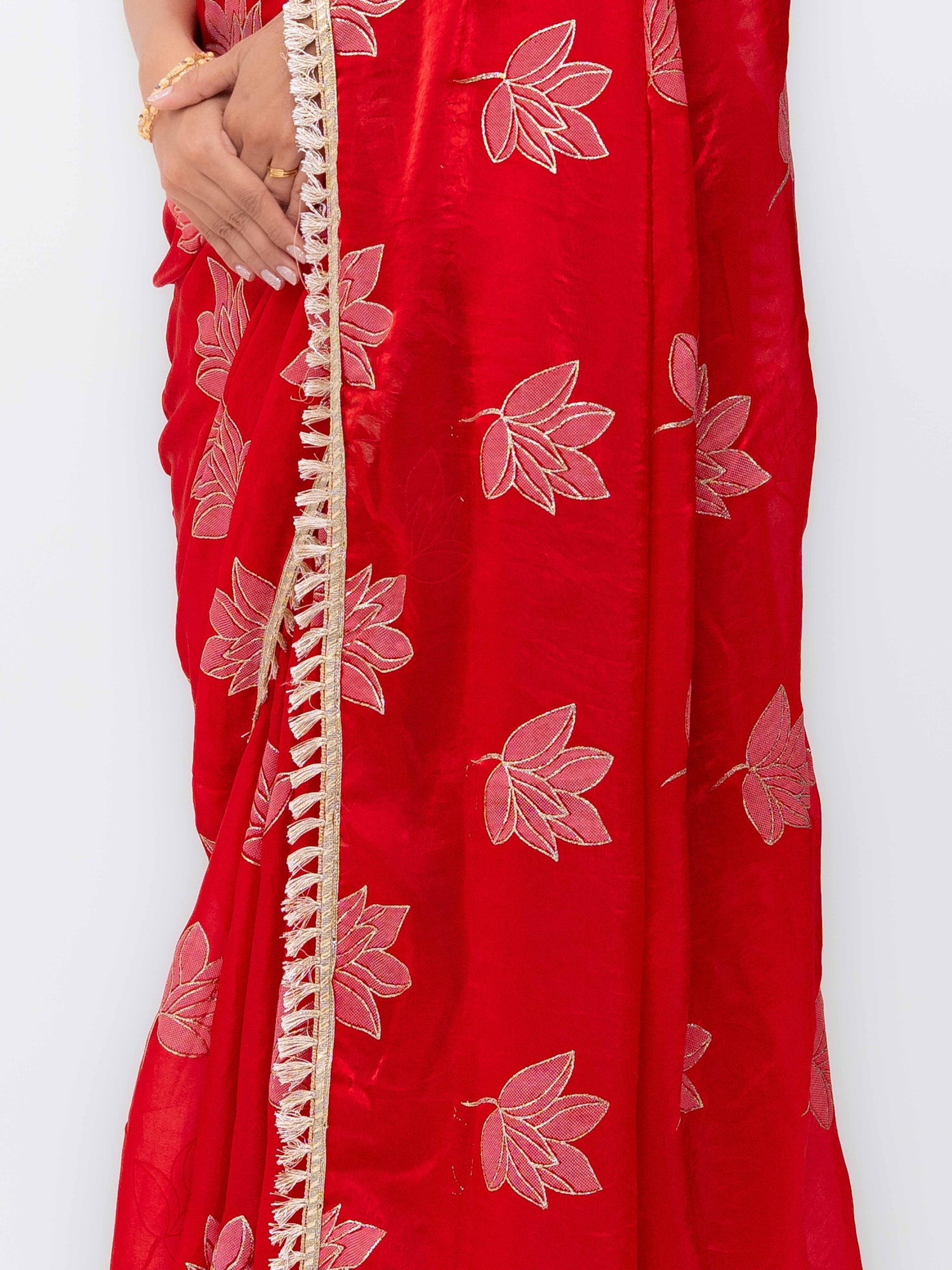 Red Jimmi Choo Saree