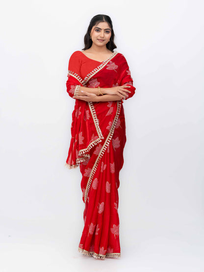 Red Jimmi Choo Saree