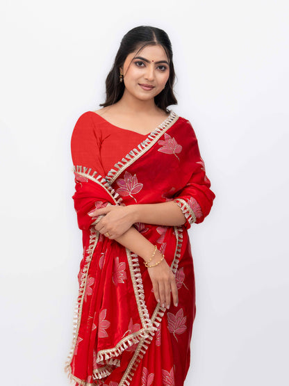 Red Jimmi Choo Saree