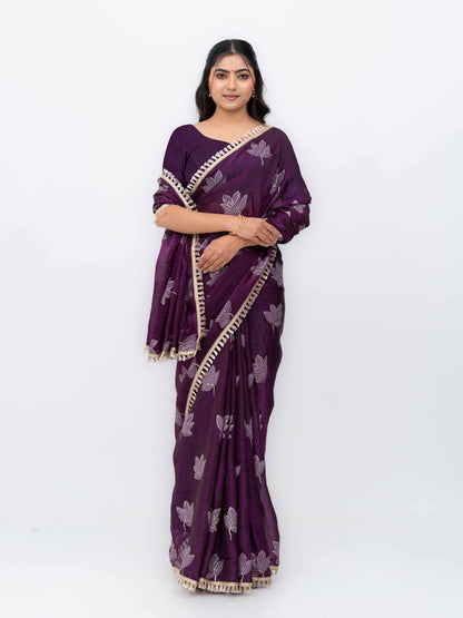 Purple Jimmi Choo Saree