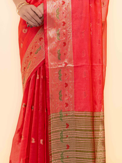 Pink Soft Silk Saree
