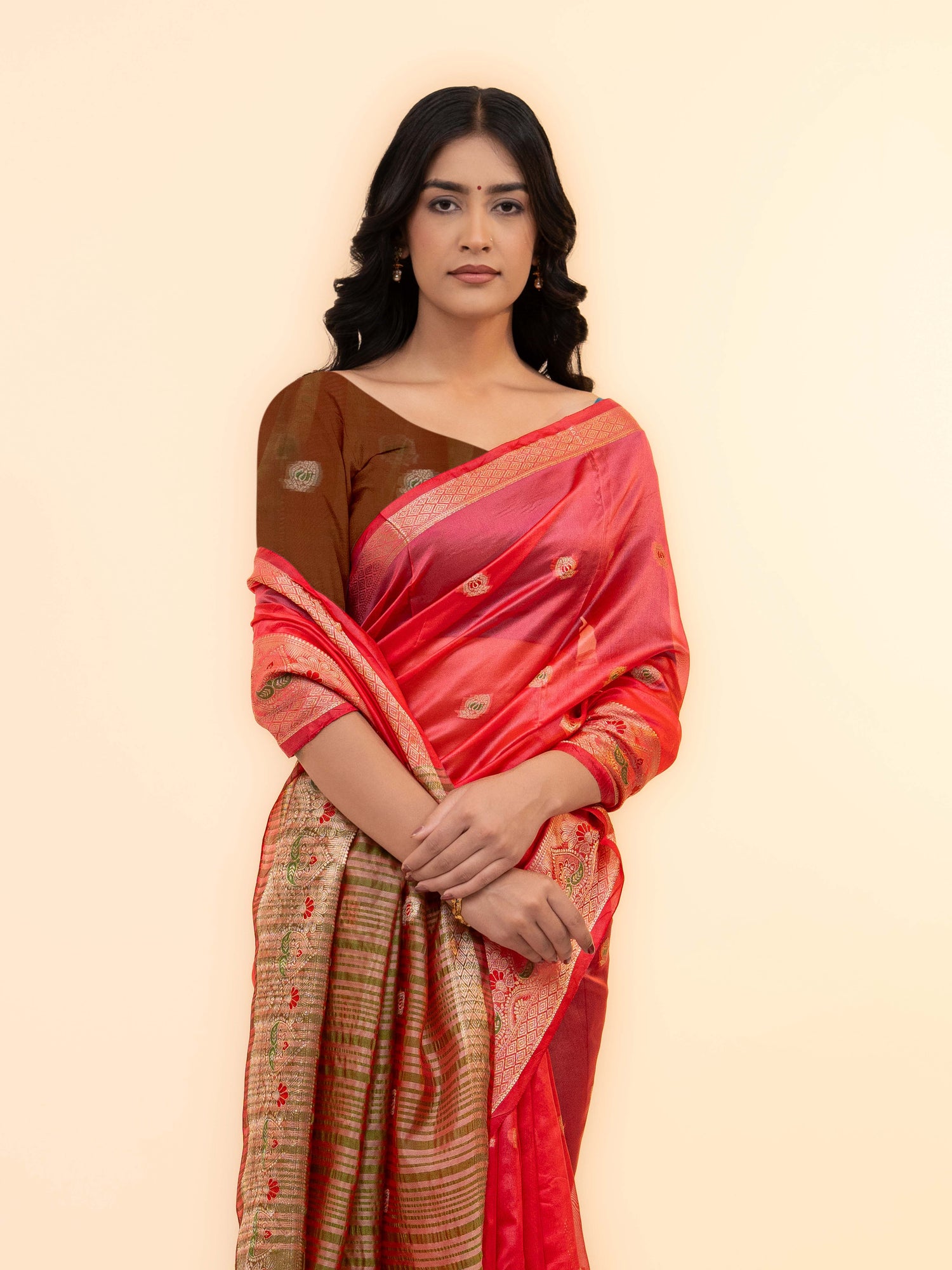 Pink Soft Silk Saree