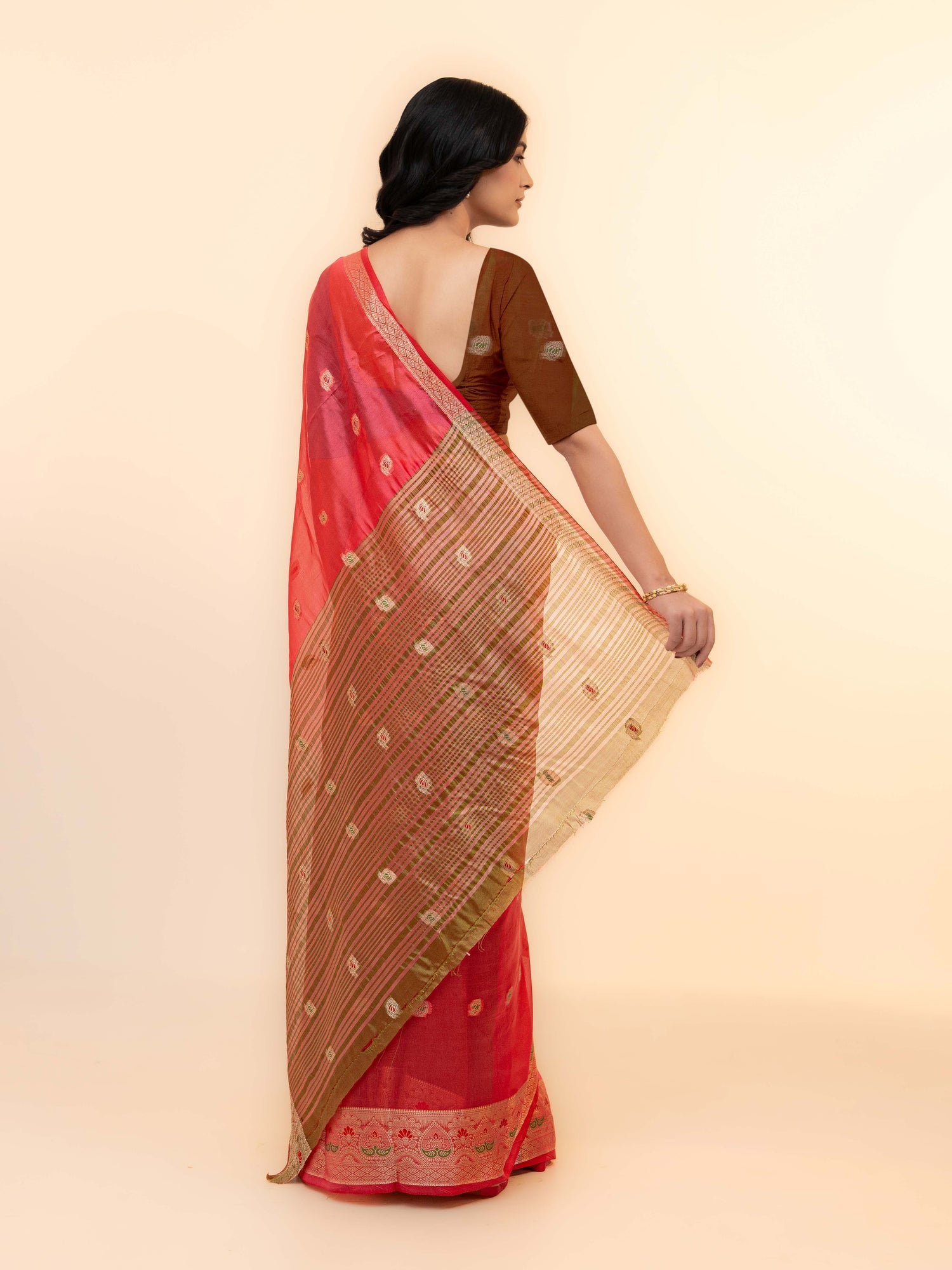 Pink Soft Silk Saree