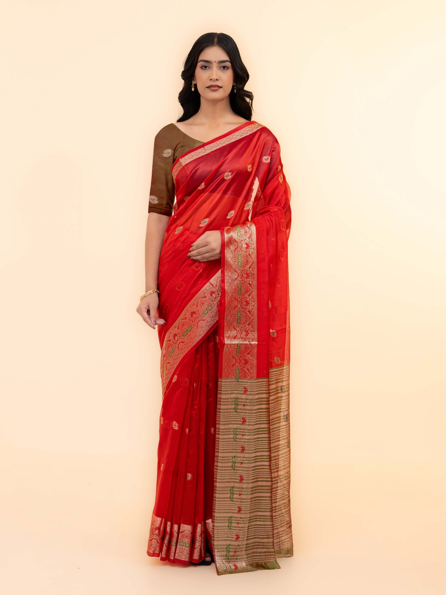 Red Soft Silk Saree