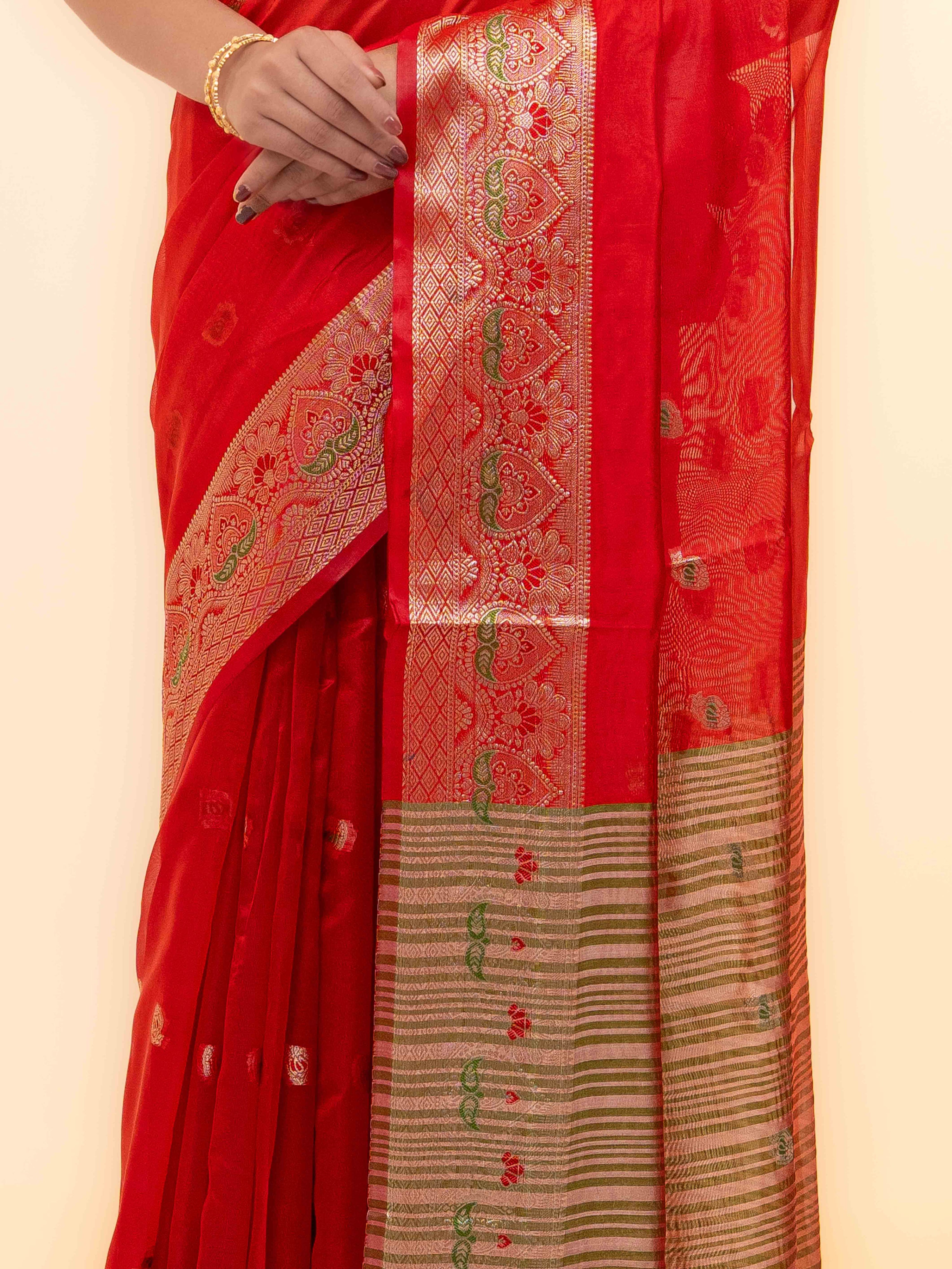 Red Soft Silk Saree