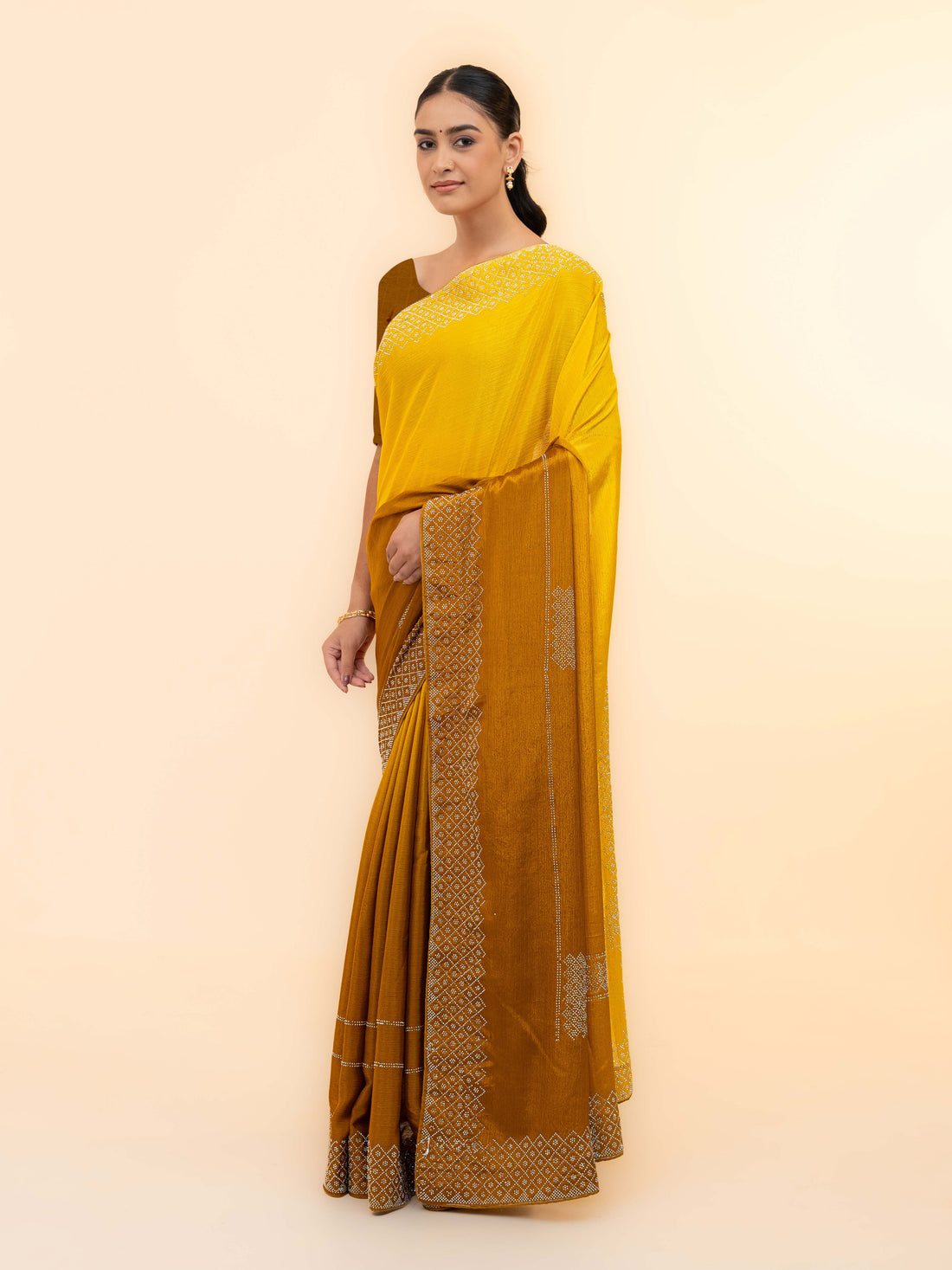 Yellow Soft Silk Saree