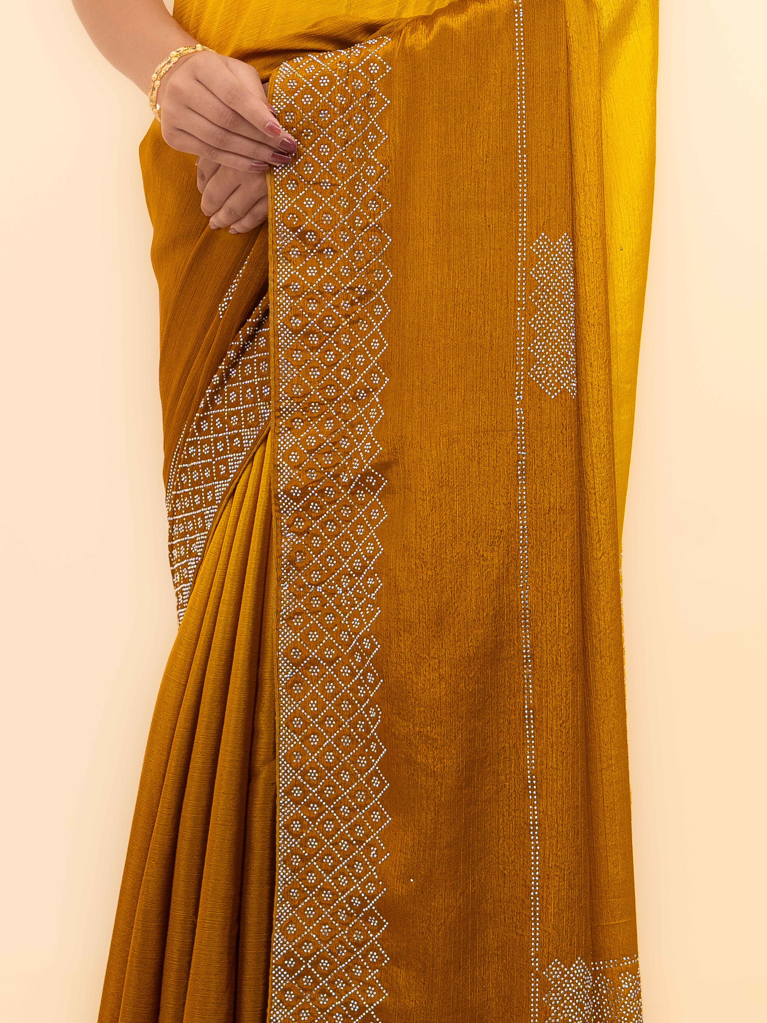 Yellow Soft Silk Saree