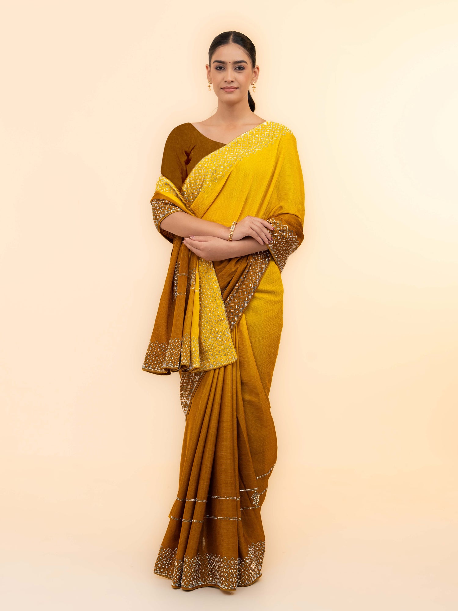 Yellow Soft Silk Saree