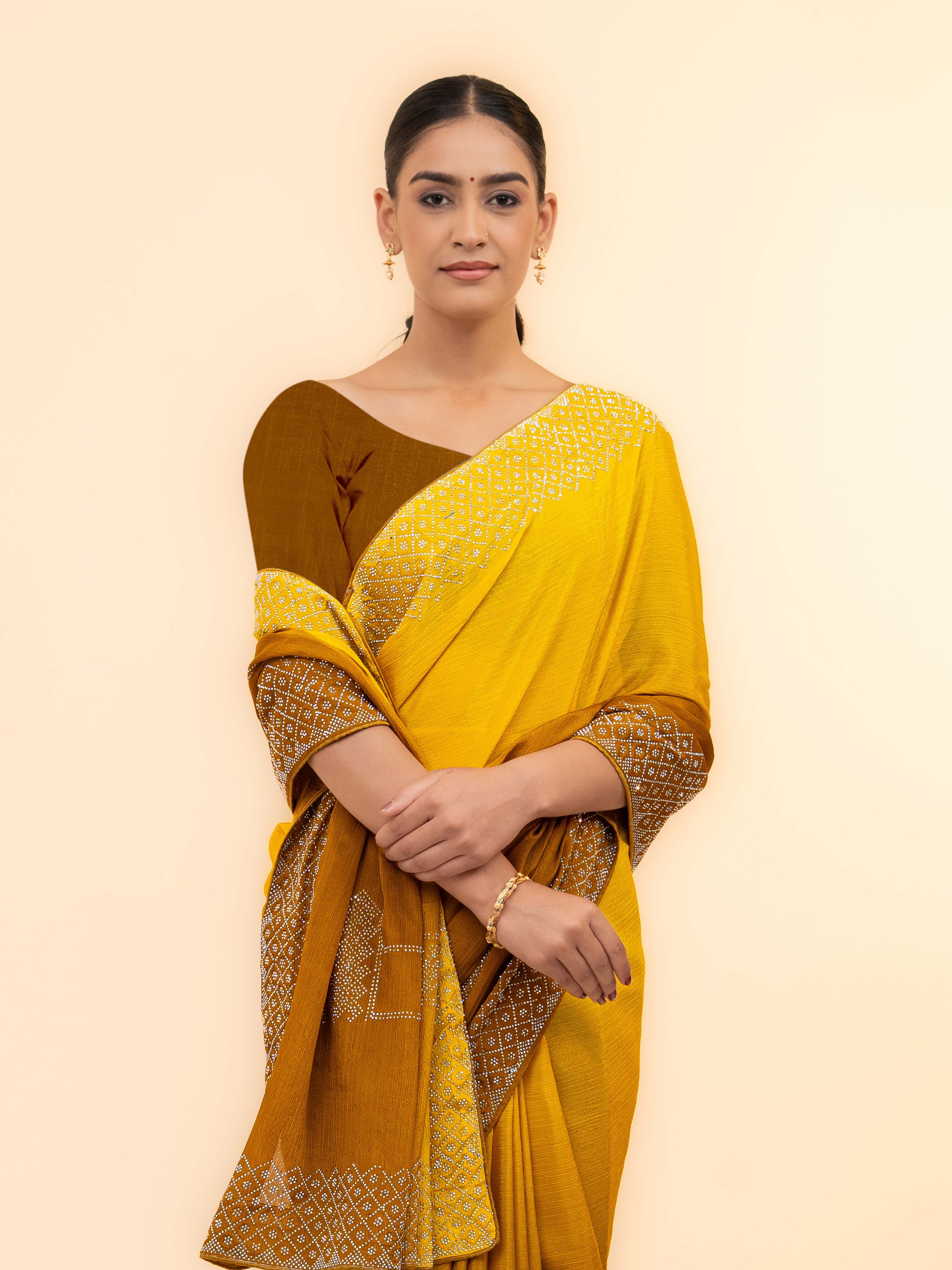 Yellow Soft Silk Saree