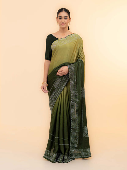 Green Soft Silk Saree