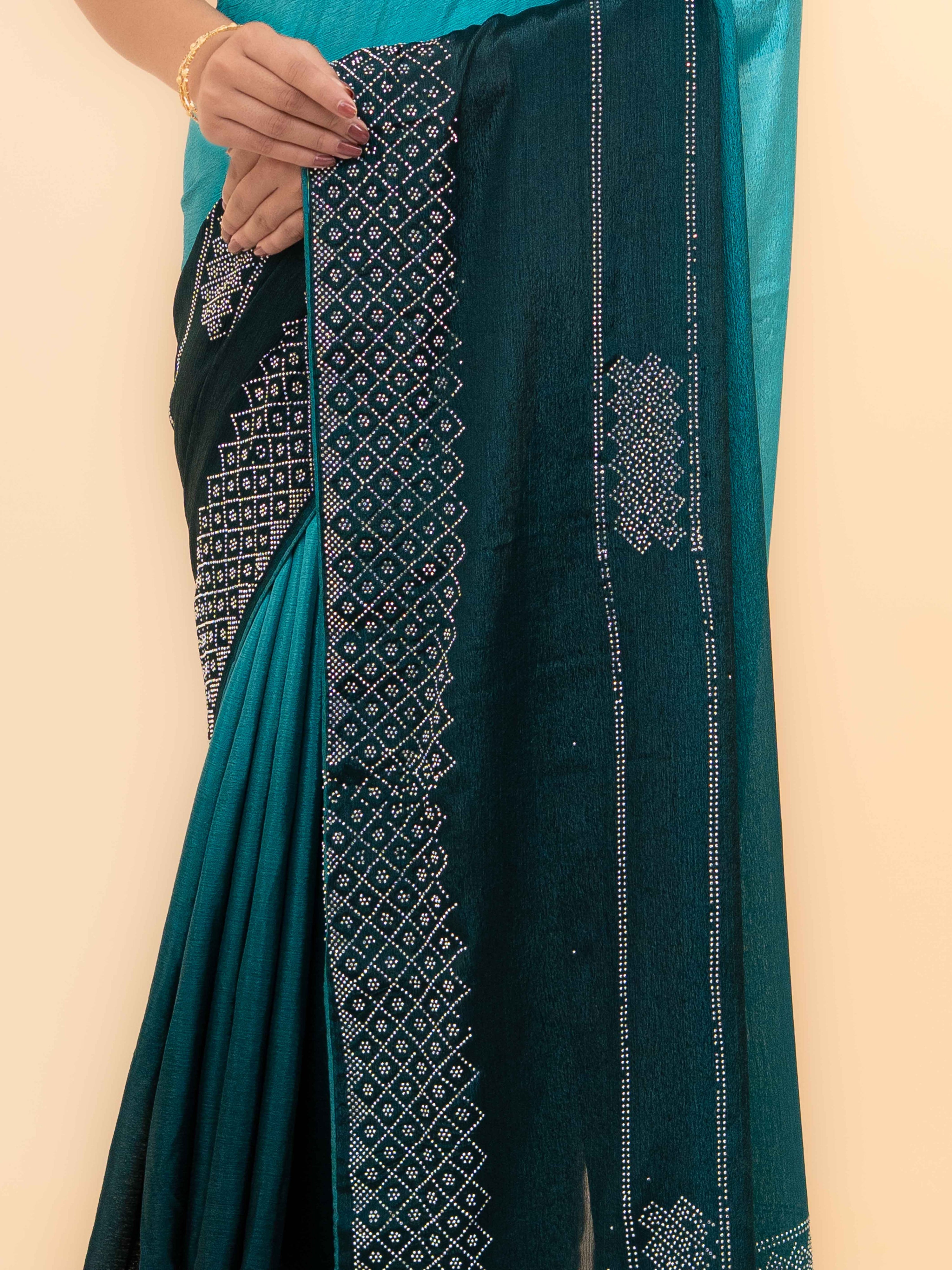 Sky Blue Soft Silk Saree