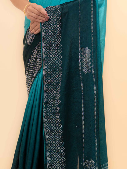 Sky Blue Soft Silk Saree