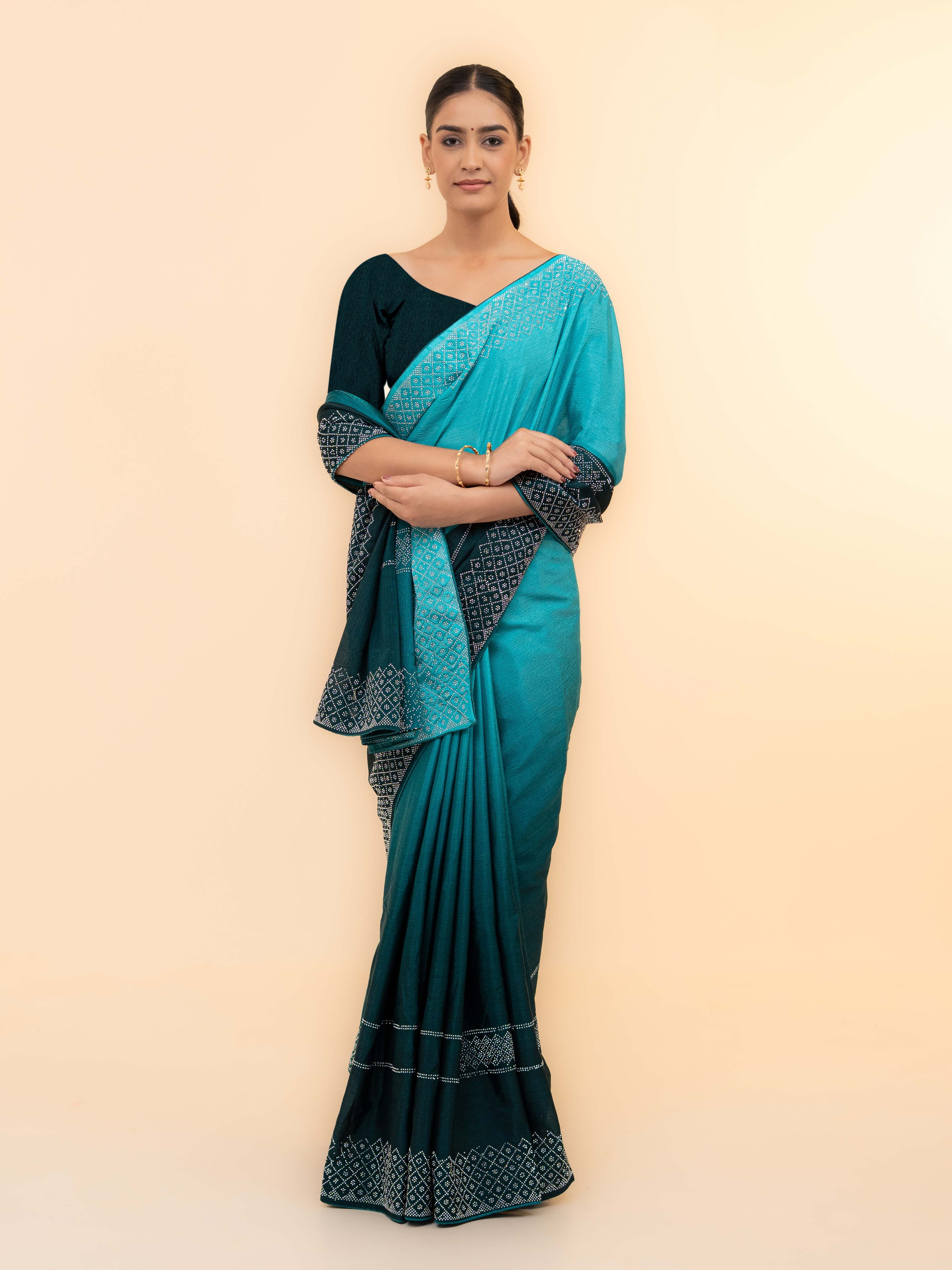 Sky Blue Soft Silk Saree