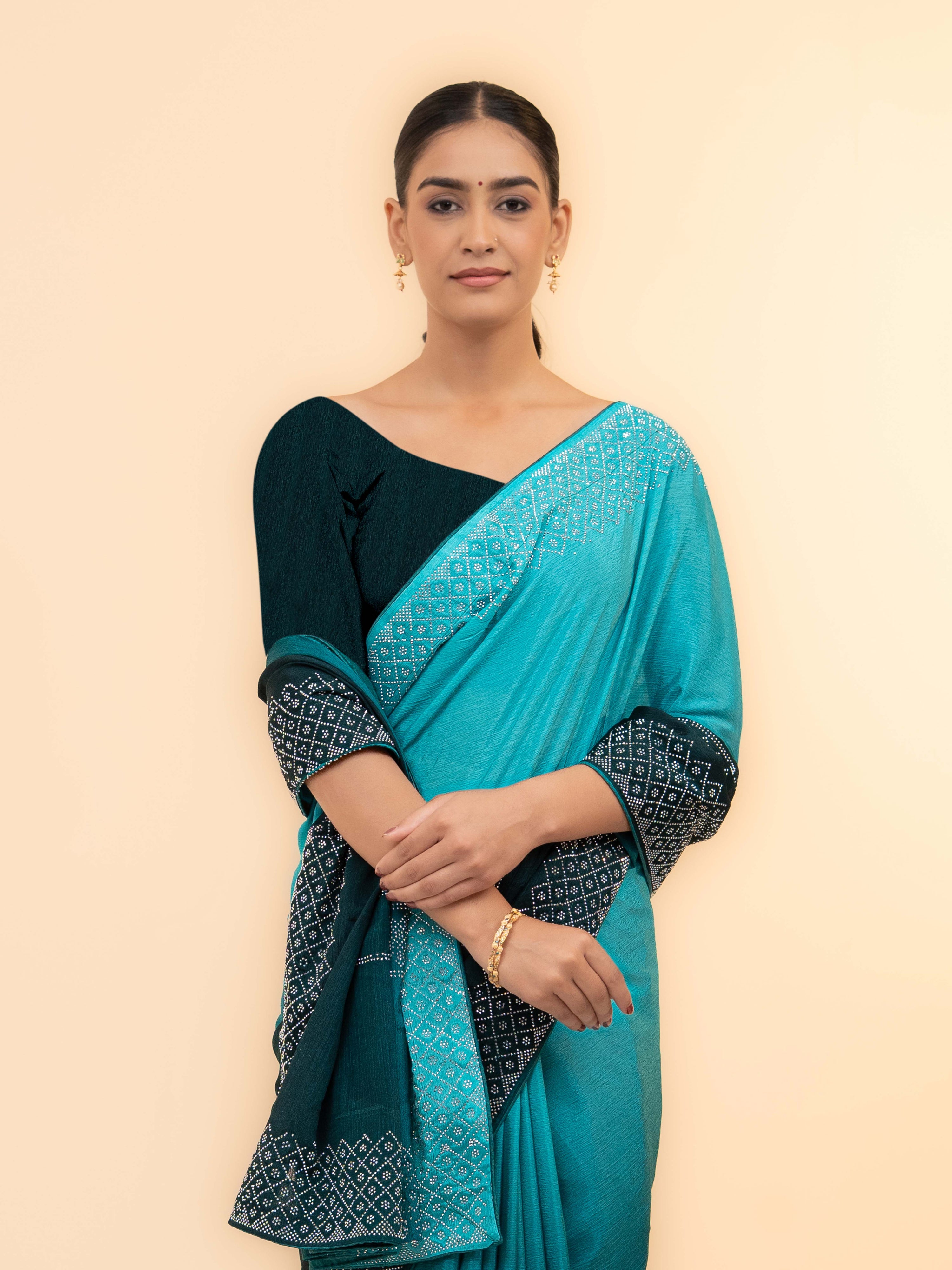 Sky Blue Soft Silk Saree