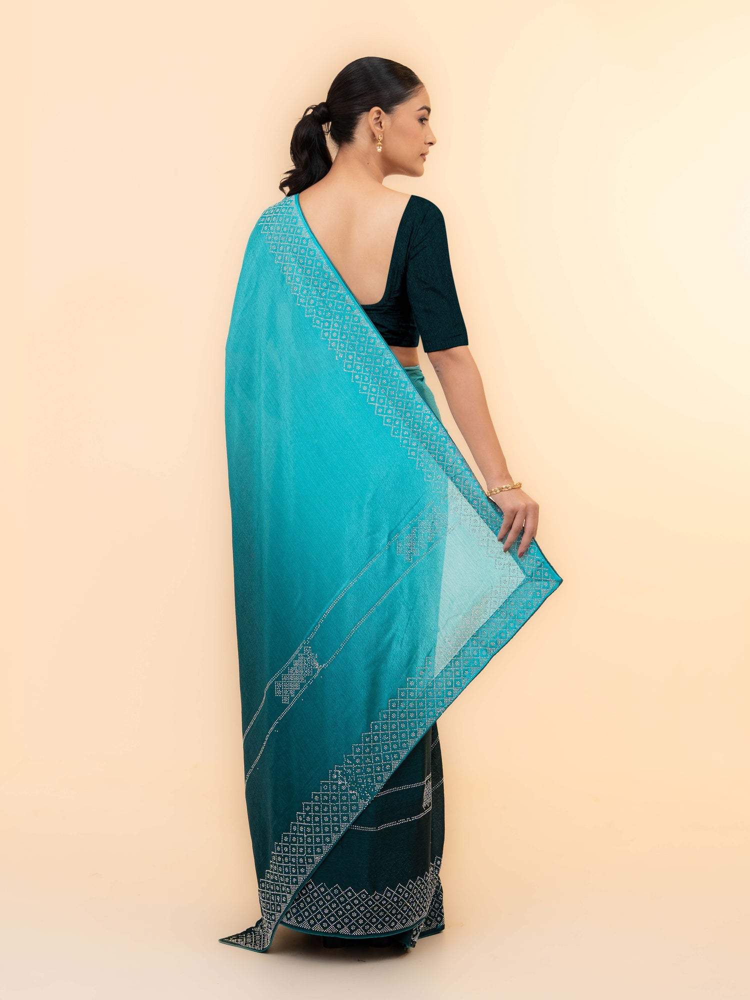 Sky Blue Soft Silk Saree