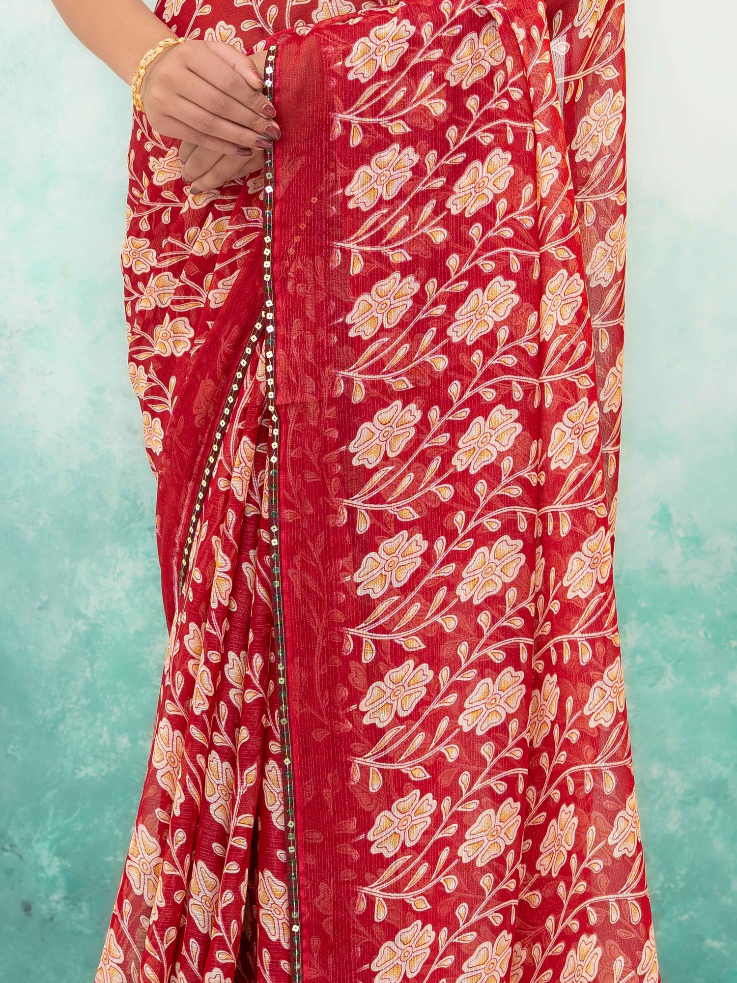 Rani Pink Soft Georgette Saree