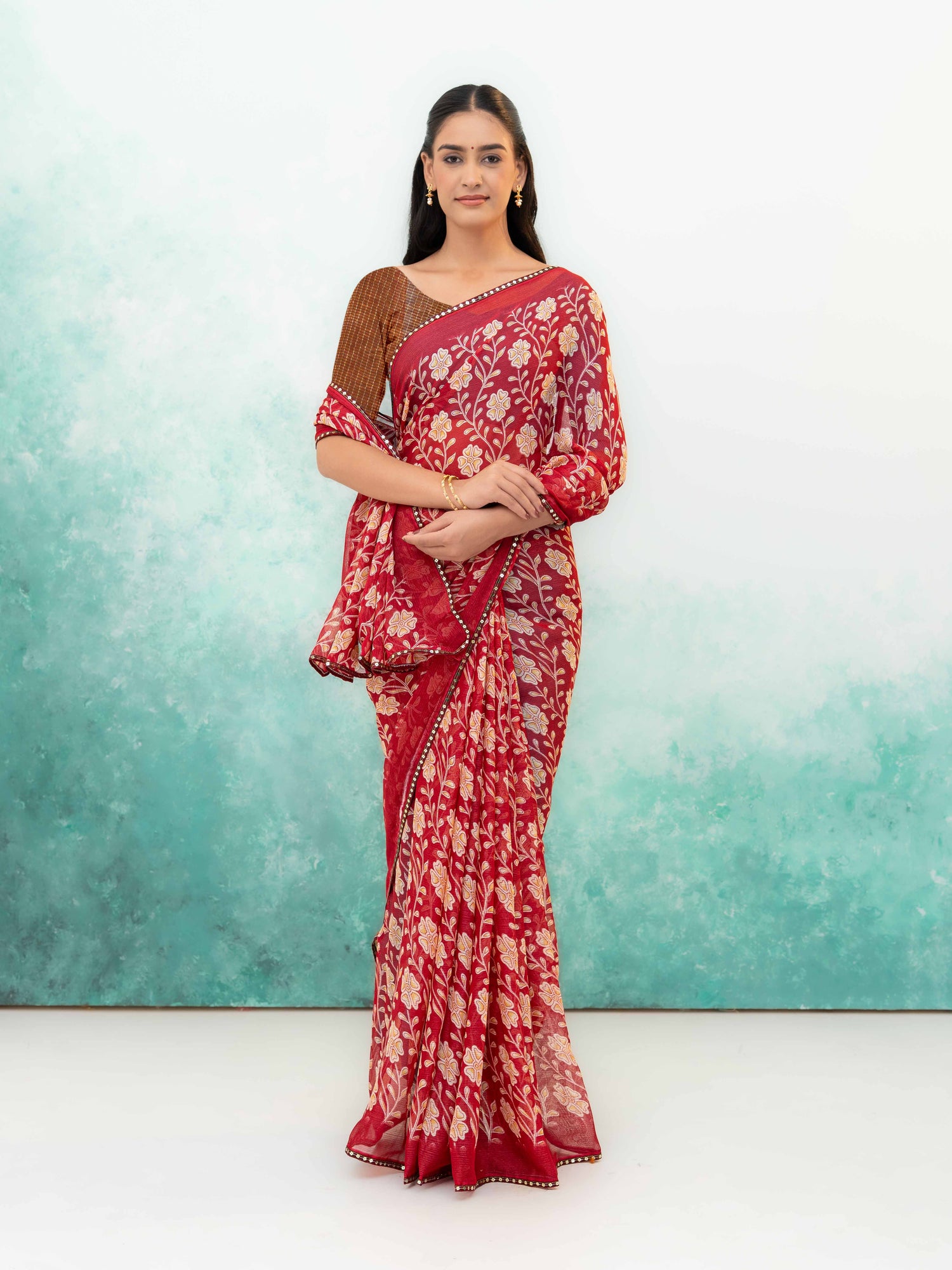 Rani Pink Soft Georgette Saree