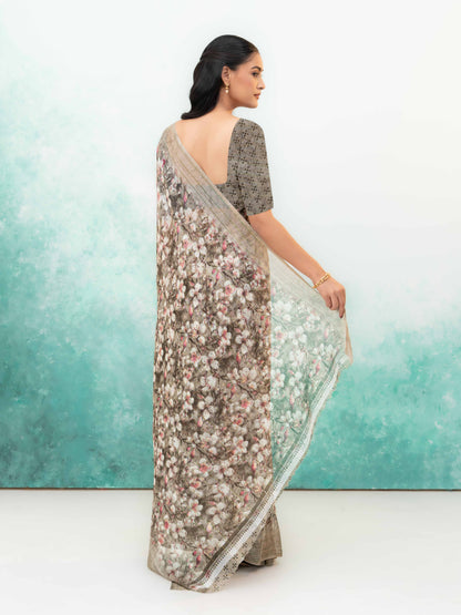 Beige Weightless Saree