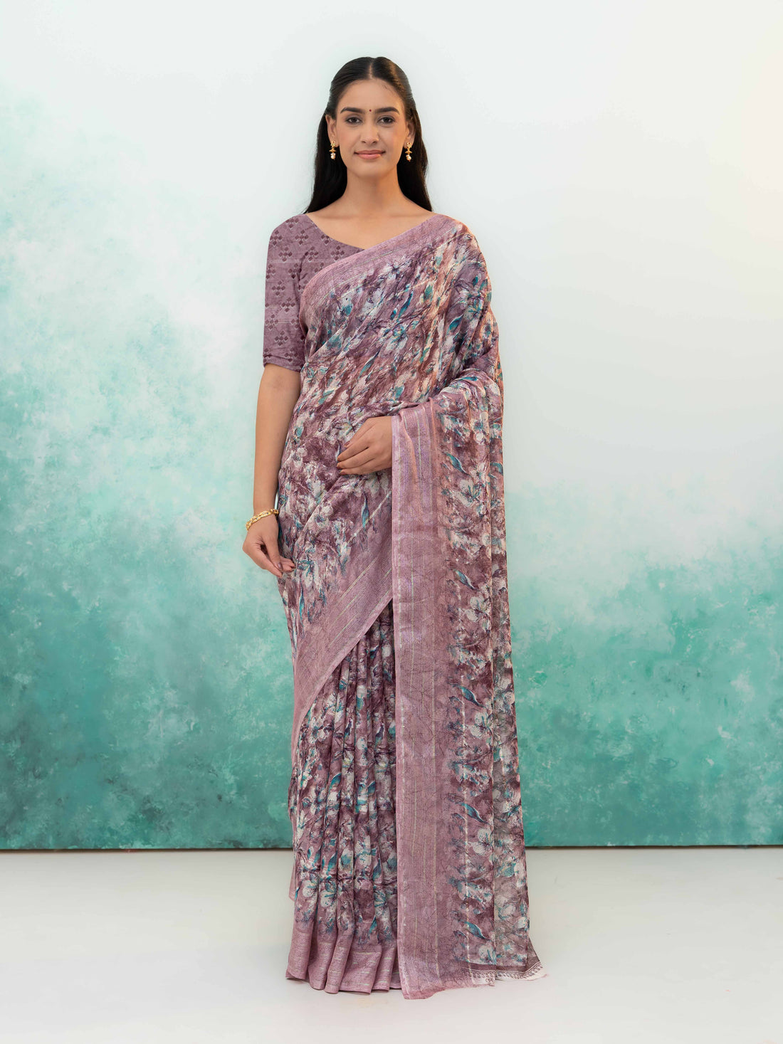 Purple Weightless Saree