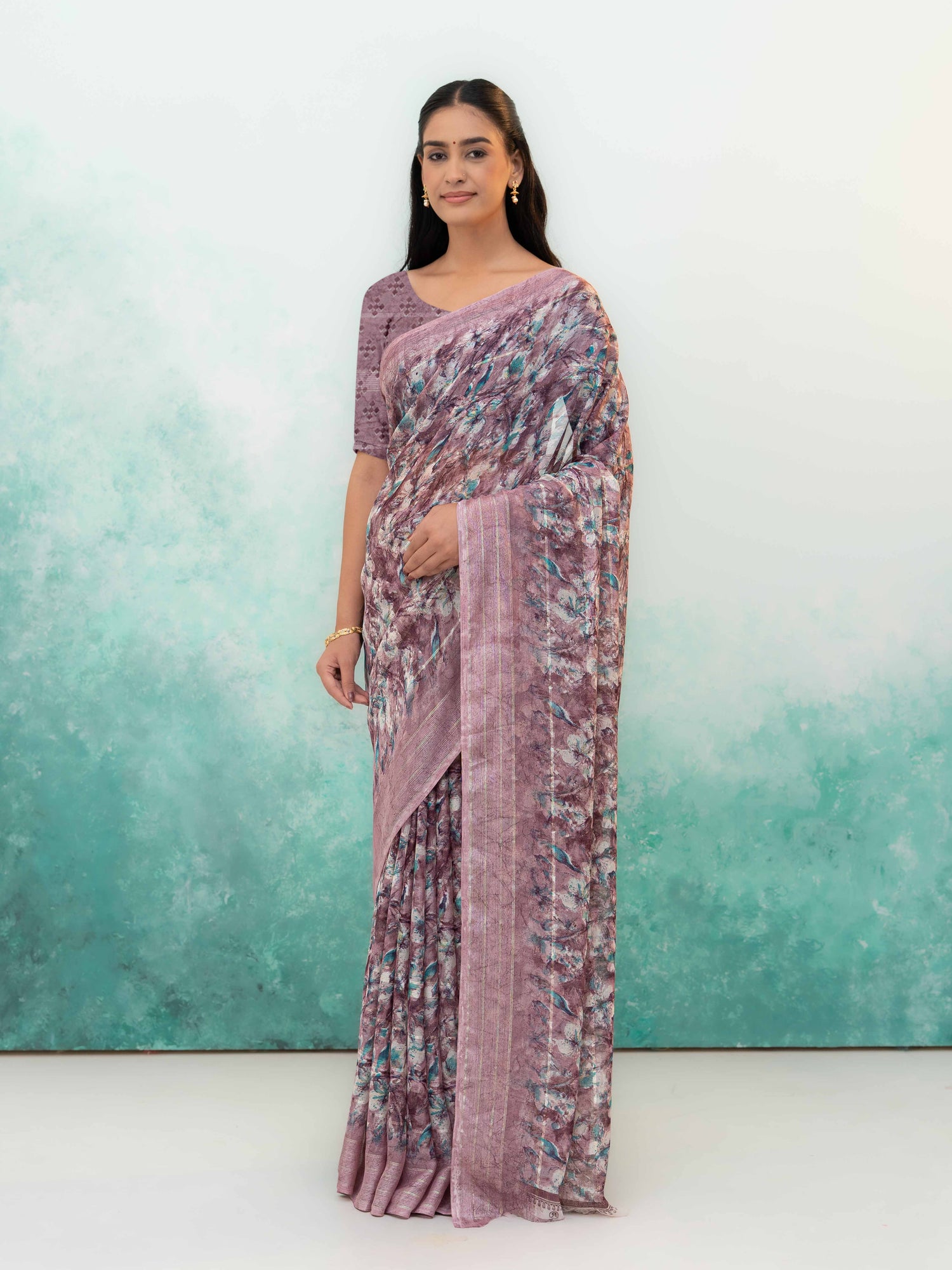 Purple Weightless Saree